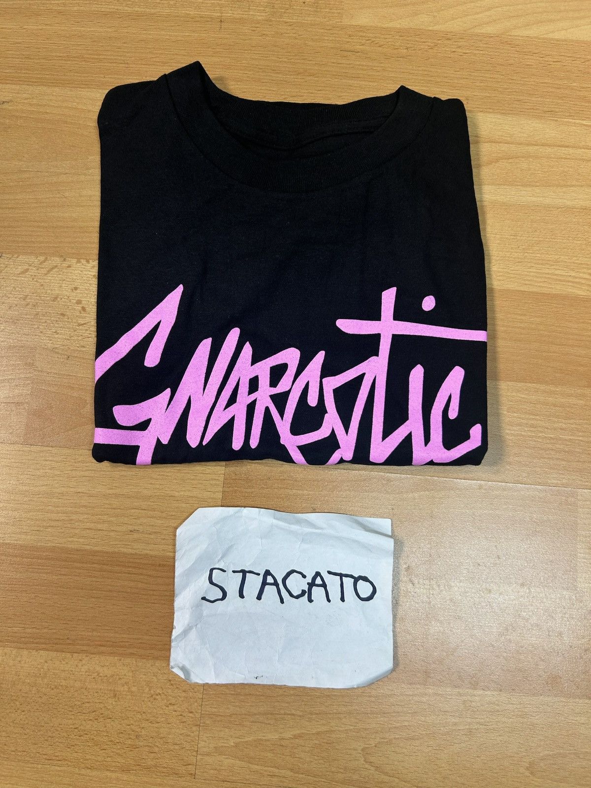 Gnarcotic × Rap Tees Gnarcotic Lil Gnar Logo Tee Black/Pink Size US S / EU 44-46 / 1 - 5 Thumbnail