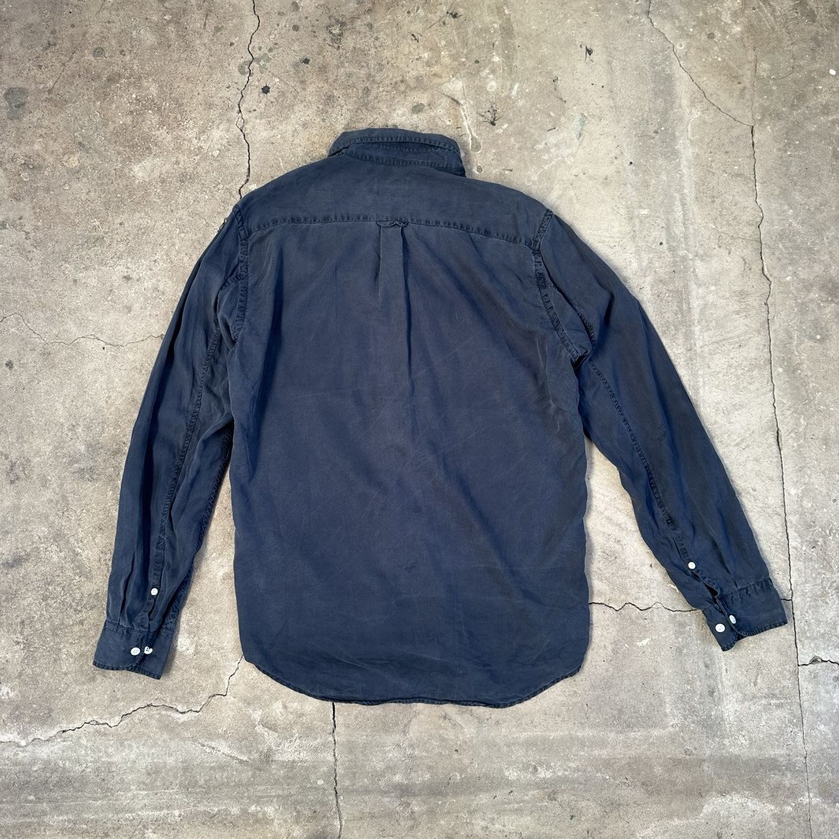 NN07 NN07 no nationality New Derek Shirt Dark Blue tencel Size US L / EU 52-54 / 3 - 9 Thumbnail