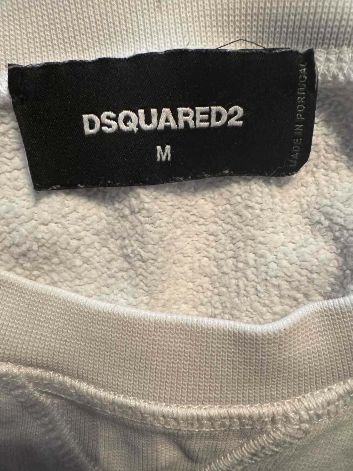 Designer × Dsquared2 It’s the Dsquared2 White "Superior" Graphic Sweatshirt Size US M / EU 48-50 / 2 - 5 Thumbnail
