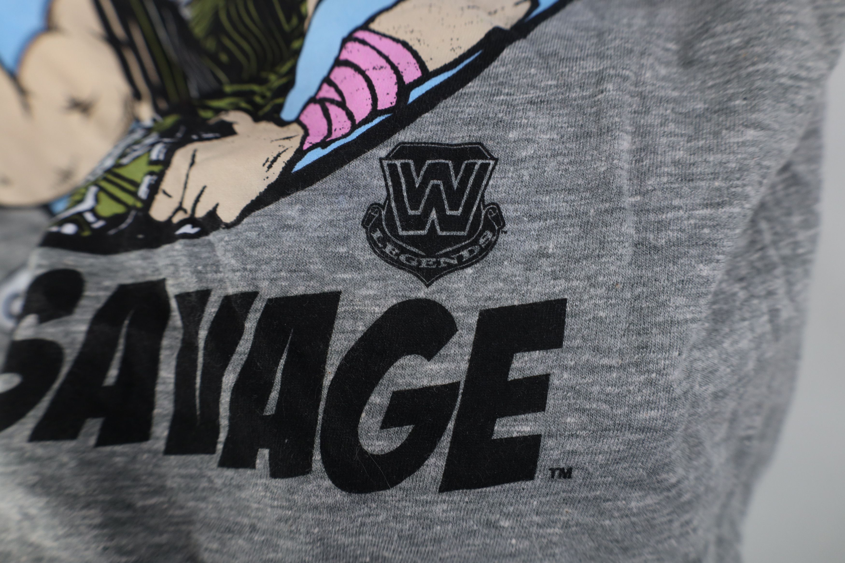 Vintage Deadstock Y2K Retro WWE WWF Man Randy Savage T-Shirt Gray Size US L / EU 52-54 / 3 - 11 Thumbnail
