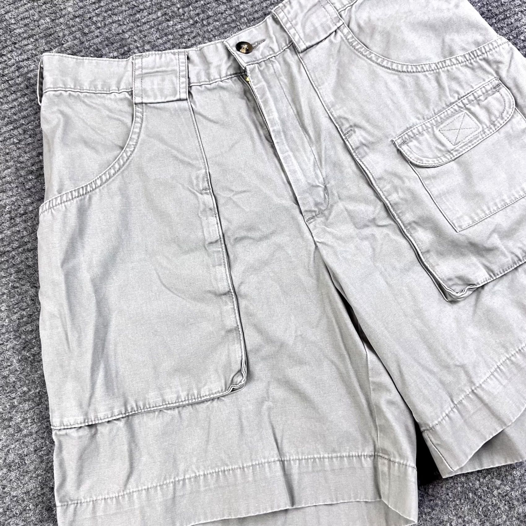Vintage Columbia Shorts Womens Gray Hiking Cargo Pockets Casual Outdoors Size 8 Size 30" / US 8 / IT 44 - 4 Thumbnail