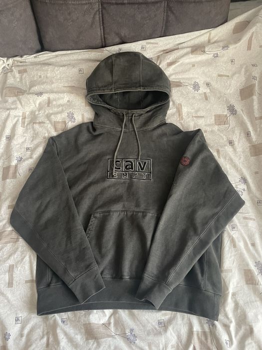 Cav Empt Hoodie Cav Empt Overdye Box Logo 2018 Grailed