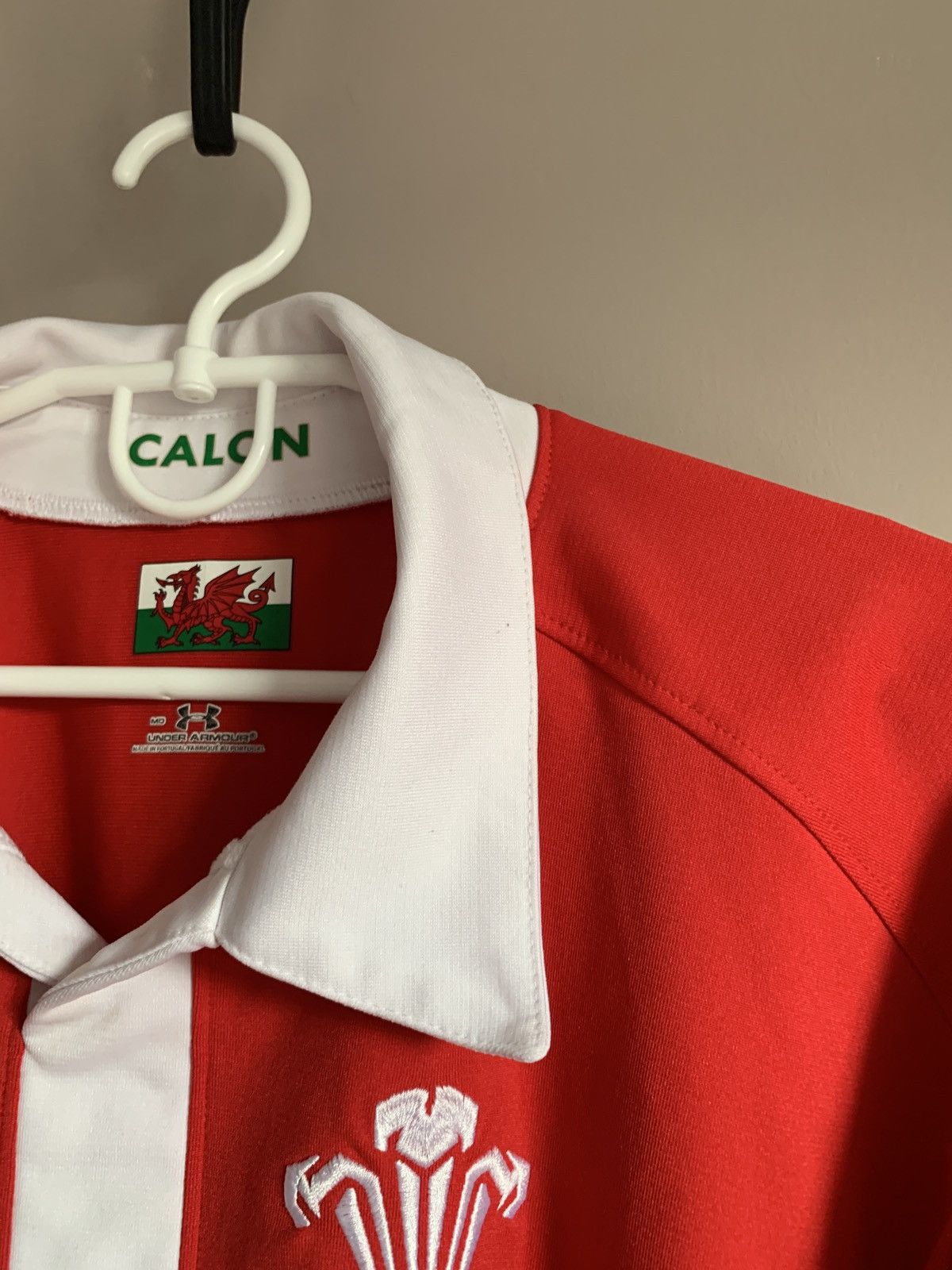 Under Armour Wales Home Rugby Union Shirt Under Armour Size M Size US M / EU 48-50 / 2 - 8 Thumbnail