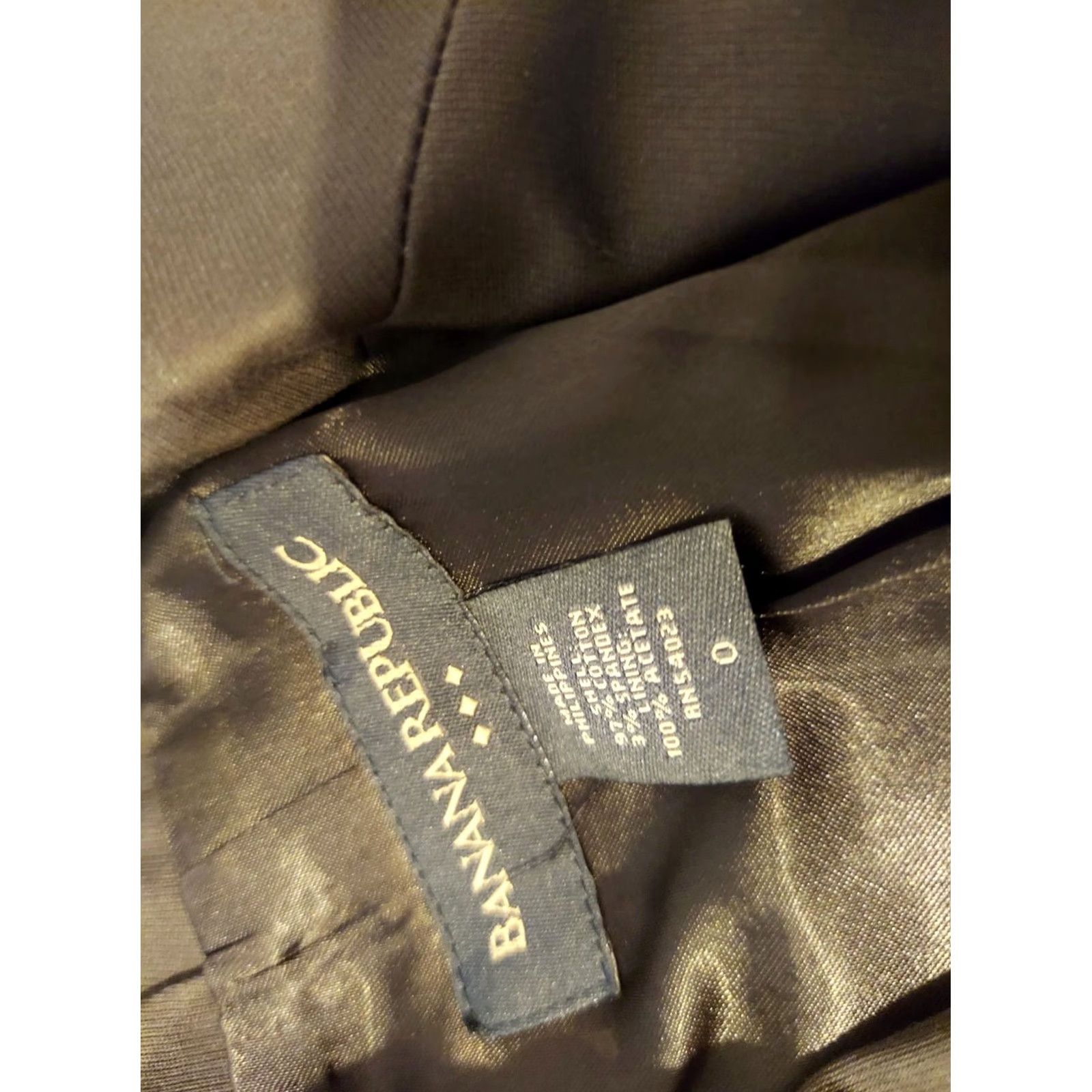 Banana Republic Womens Banana Republic Blazer Jacket Gray 0 Cotton Regular Womens Blazer 0 Gray Basic Jacket Size XS / US 0-2 / IT 36-38 - 4 Thumbnail