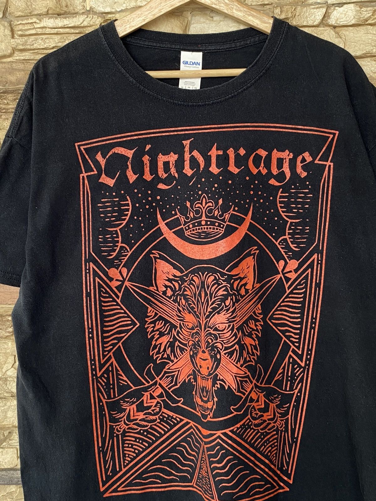 Band Tees Vintage Nightrage Metal Band Tees Size US XL / EU 56 / 4 - 4 Thumbnail