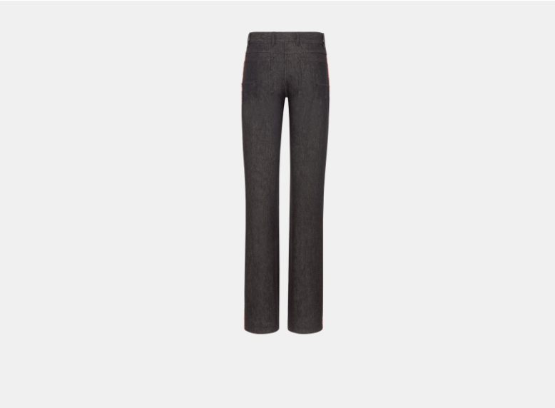 Dior o1w1db11225 412P36 Denim Pant in Multicolor Size 30" / US 8 / IT 44 - 2 Thumbnail