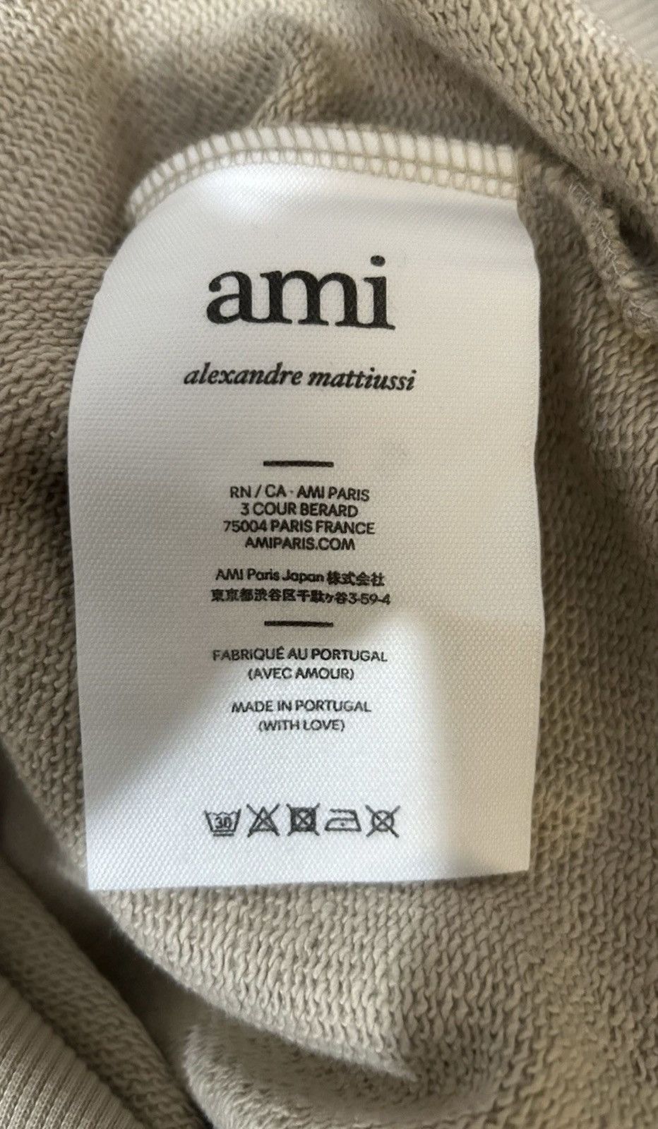 AMI Ami Paris Ami de Coeur Half-Zip Boxy Fit Sweatshirt Medium Size US M / EU 48-50 / 2 - 7 Thumbnail