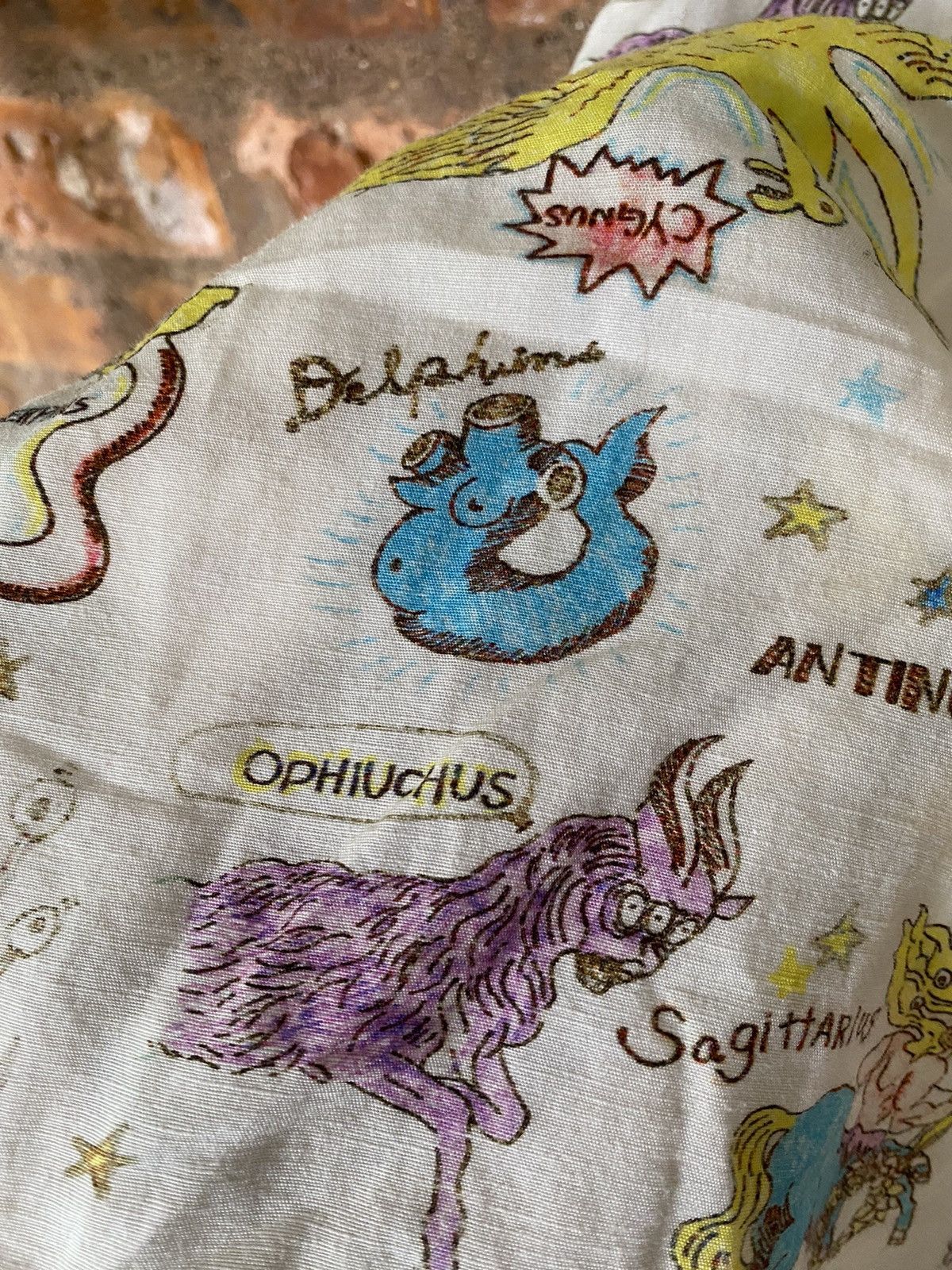 Iroquois Japan 🔥2000s Satanic Zodiac Punk sex Rayon camp collar Size US XL / EU 56 / 4 - 10 Thumbnail