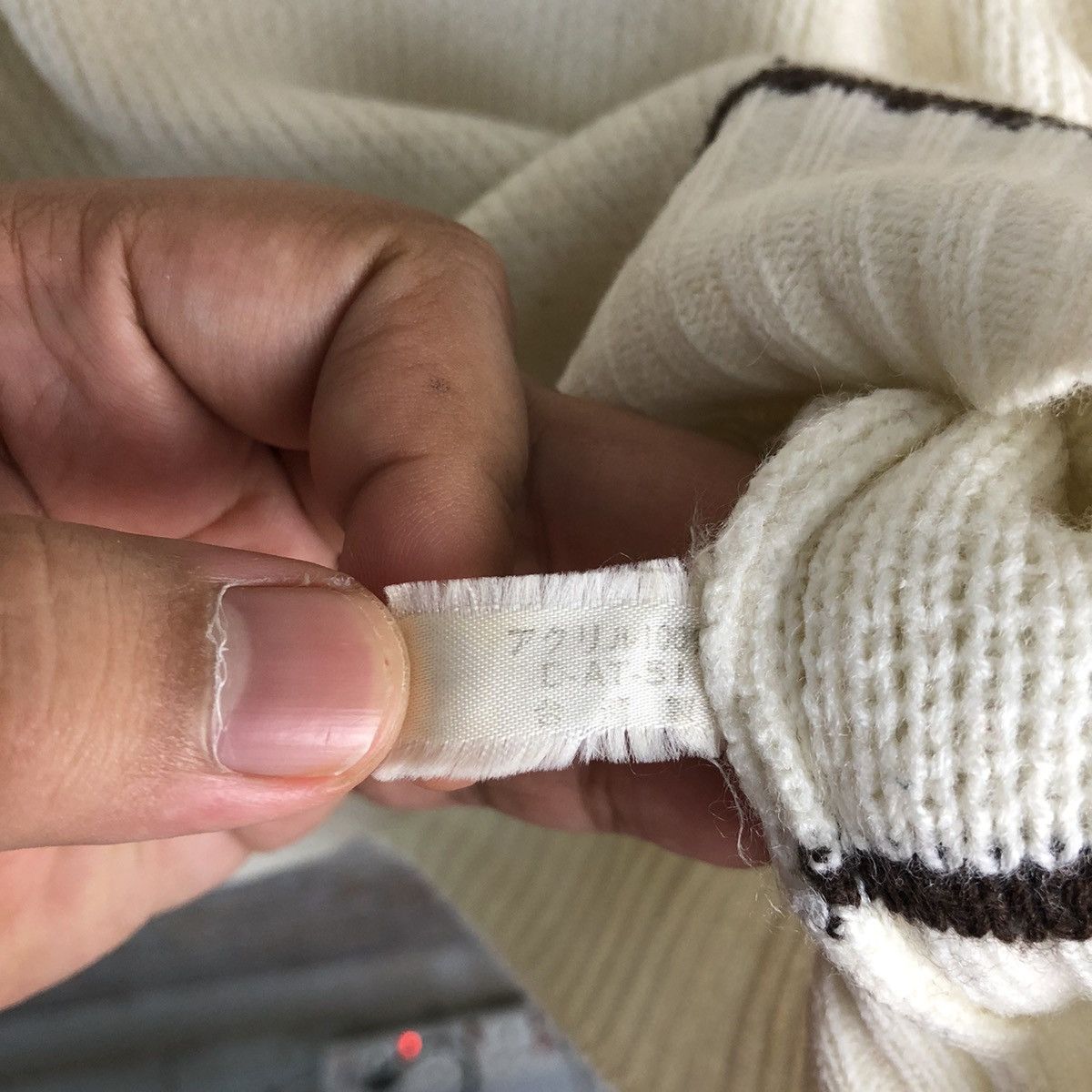 Homespun Knitwear × Japanese Brand Mens White vintage japan sweatshirt Knitwear #A1199 Size US M / EU 48-50 / 2 - 10 Thumbnail