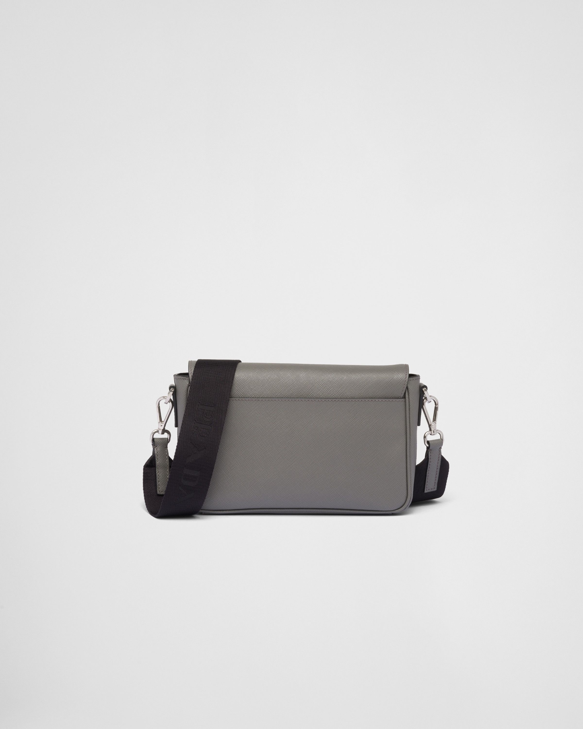 Prada o1bcso1str1025 Size: OS / Saffiano Shoulder Bag in Grey Size ONE SIZE - 4 Thumbnail