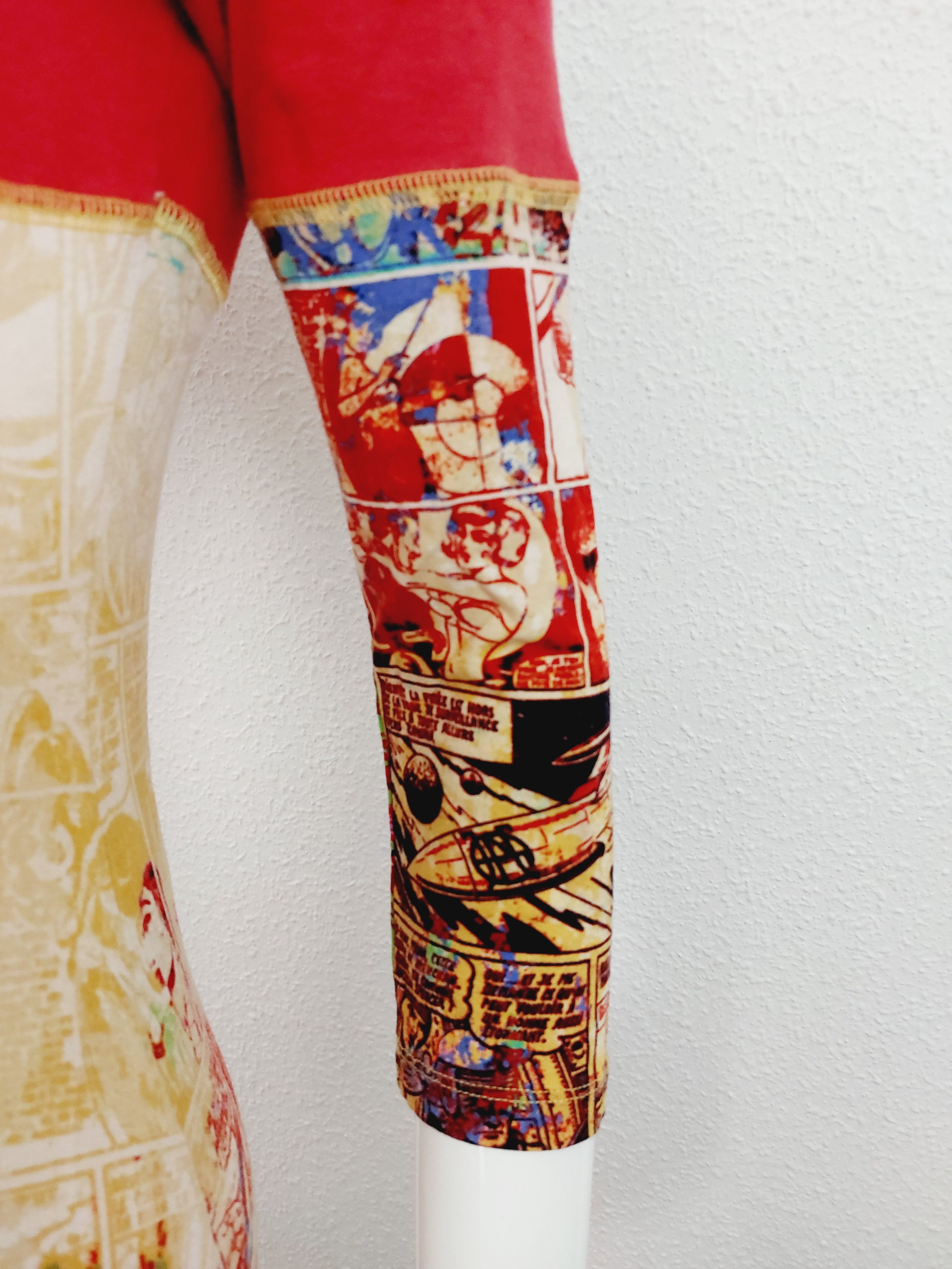 Jean Paul Gaultier Jean Paul Gaultier JPG F/W 1995 Safe Sex Comic Maxi Dress Size M / US 6-8 / IT 42-44 - 6 Thumbnail