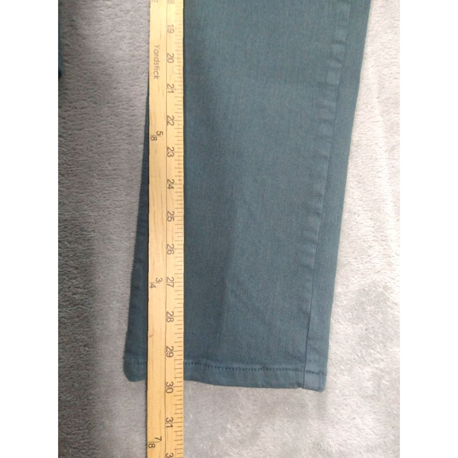 Denime J Jill Jeans Womens 12 Blue Denim Boyfriend Straight Leg Ankle Mid Rise Stretch Jeans Womens Medium Rise Blue Denim 5-Pocket Design Mens? Size 30" / US 8 / IT 44 - 5 Thumbnail