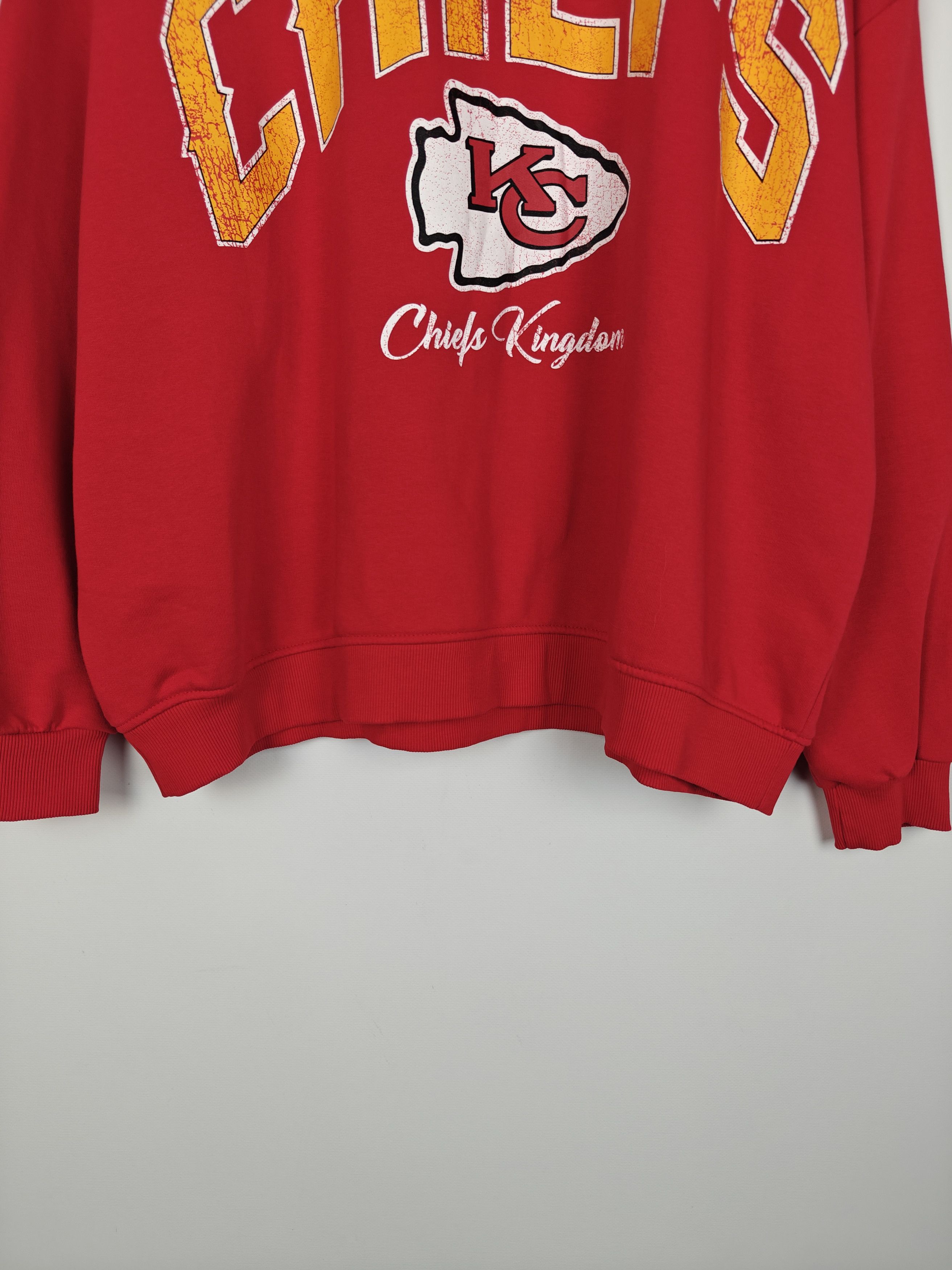 NFL NFL Chiefs Kansas City Sweatshirt Center Logo Red XL Size US XL / EU 56 / 4 - 3 Thumbnail
