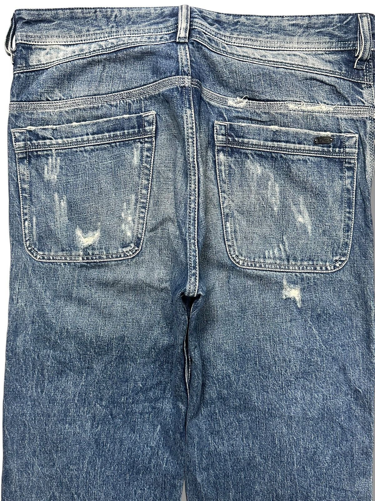 Diesel Vintage Diesel Distressed Ripped Jeans Straight With Faded Size US 34 / EU 50 - 5 Thumbnail