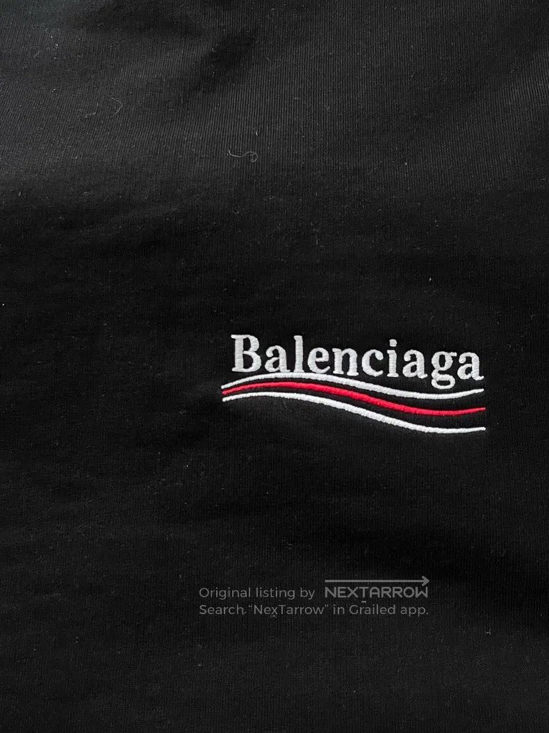 Balenciaga Balenciaga Logo Embroidered Round Neck Full Zip Hooded Swe Size L / US 10 / IT 46 - 3 Thumbnail