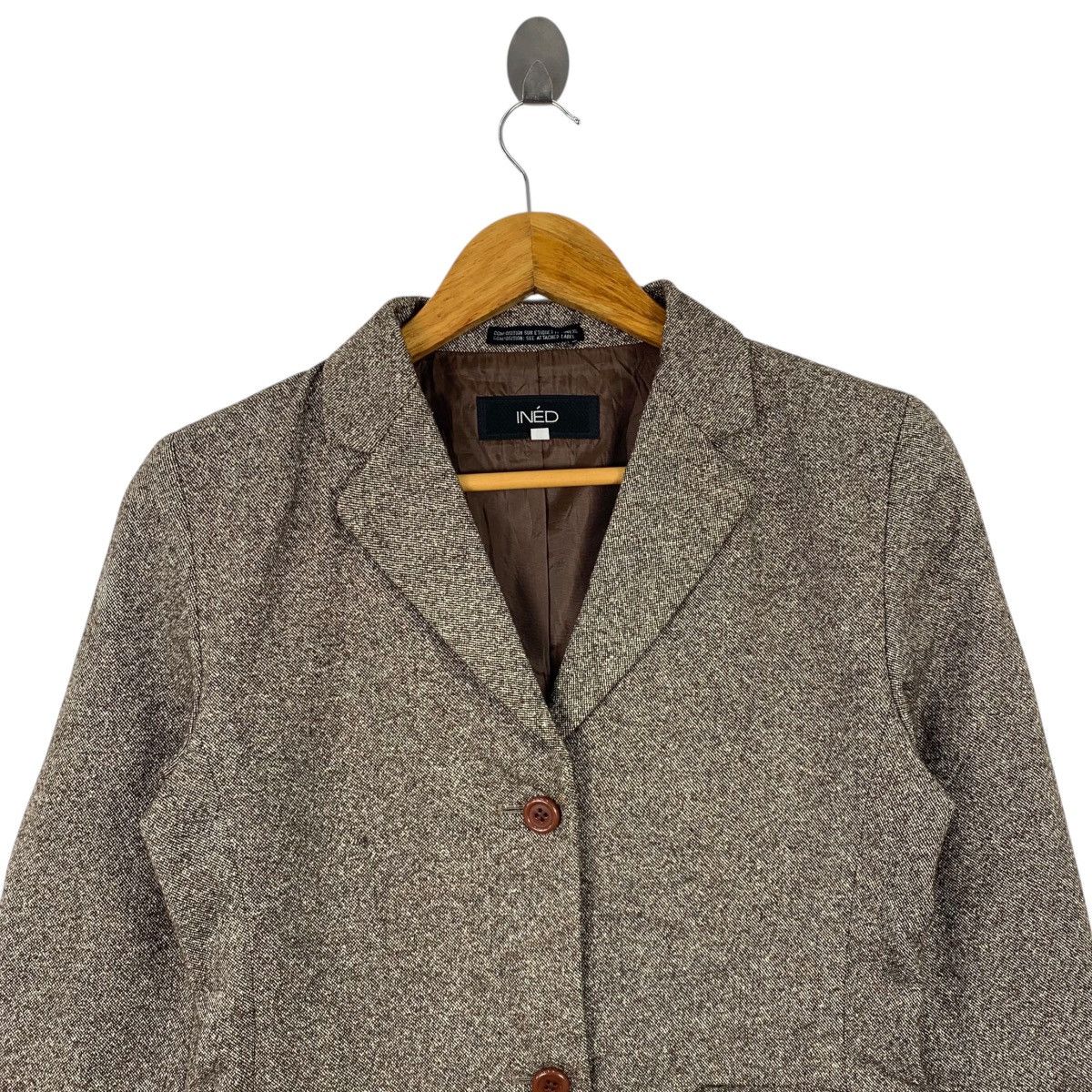 Japanese Brand × Vintage × Yohji Yamamoto Vintage INED YOHJI YAMAMOTO JapaneseBrand Blazer Coat Jacket Size S / US 4 / IT 40 - 4 Thumbnail