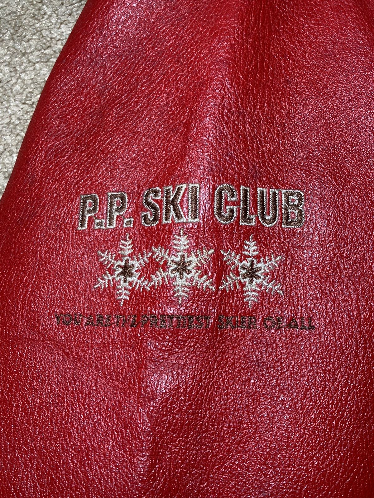 Japanese Brand 1989 PPFM Sports Varsity Leather Jacket Peyton Place 80s 90s Size US S / EU 44-46 / 1 - 7 Thumbnail