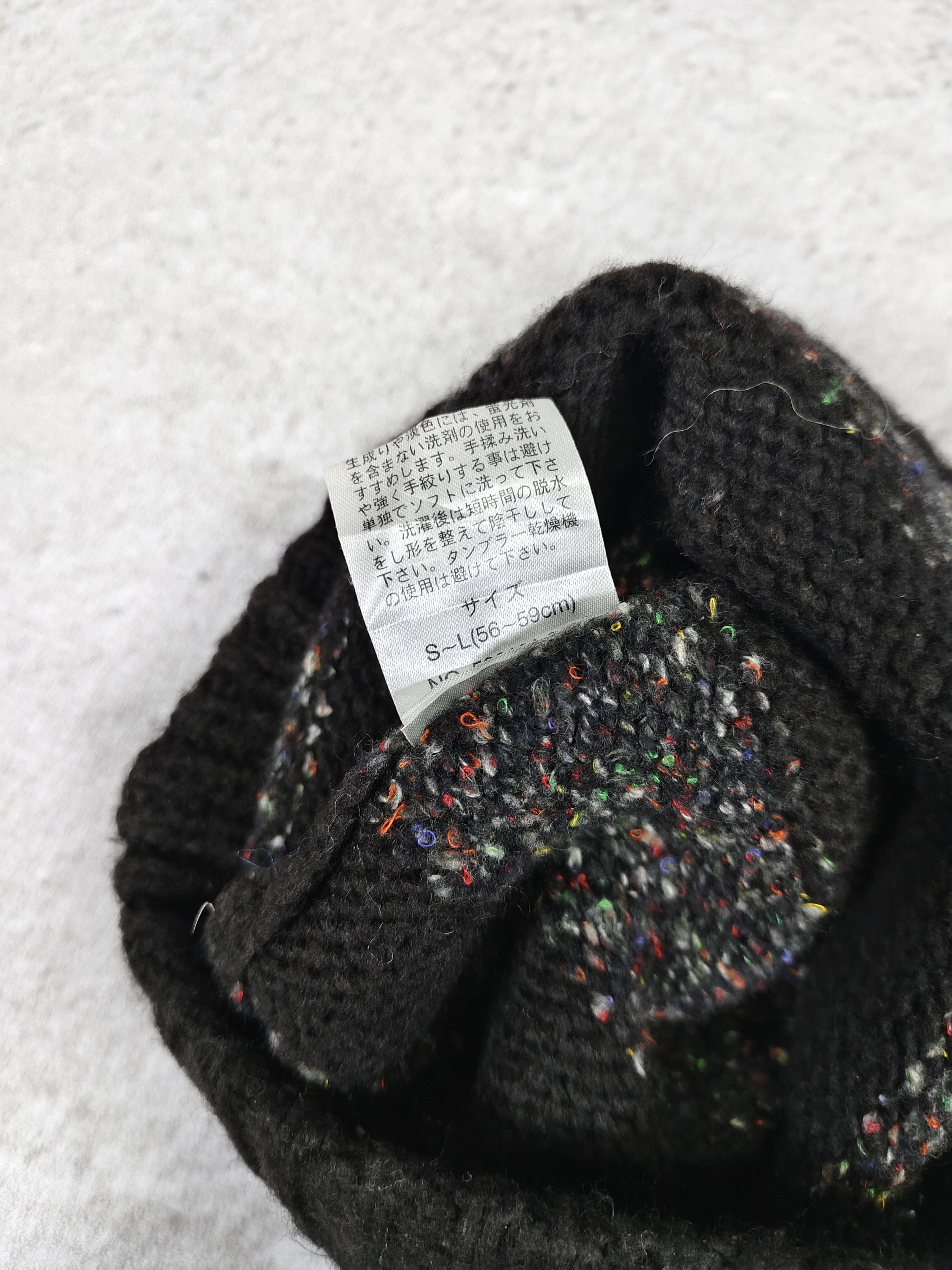 Yohji Yamamoto S’ACSNY Y’s Accs Yohji Yamamoto Nep Knit Wool Blend Beanie Size ONE SIZE - 9 Thumbnail