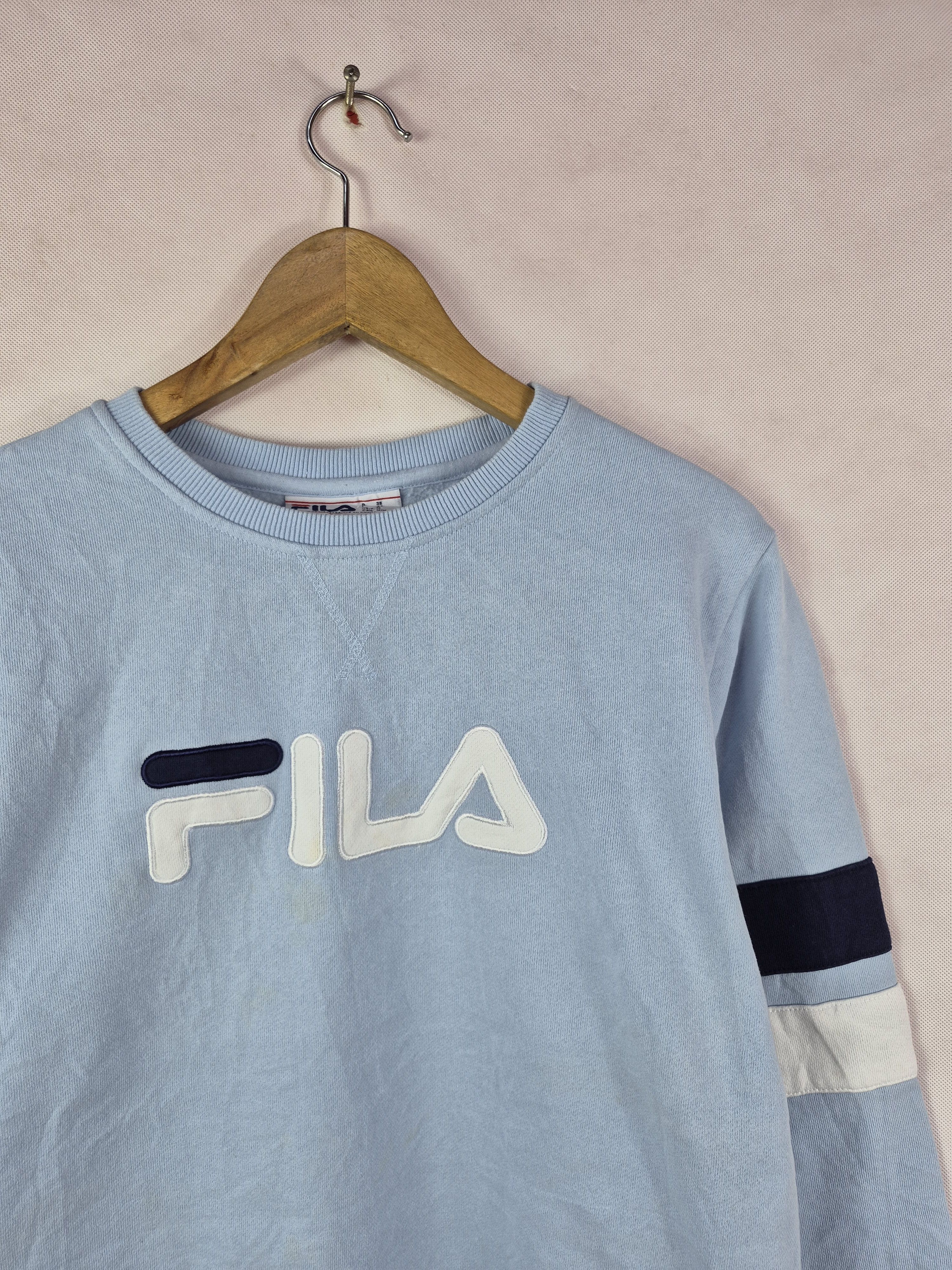 Fila 🔥 Fila Big Logo Spellout Sweatshirt Size US M / EU 48-50 / 2 - 2 Thumbnail