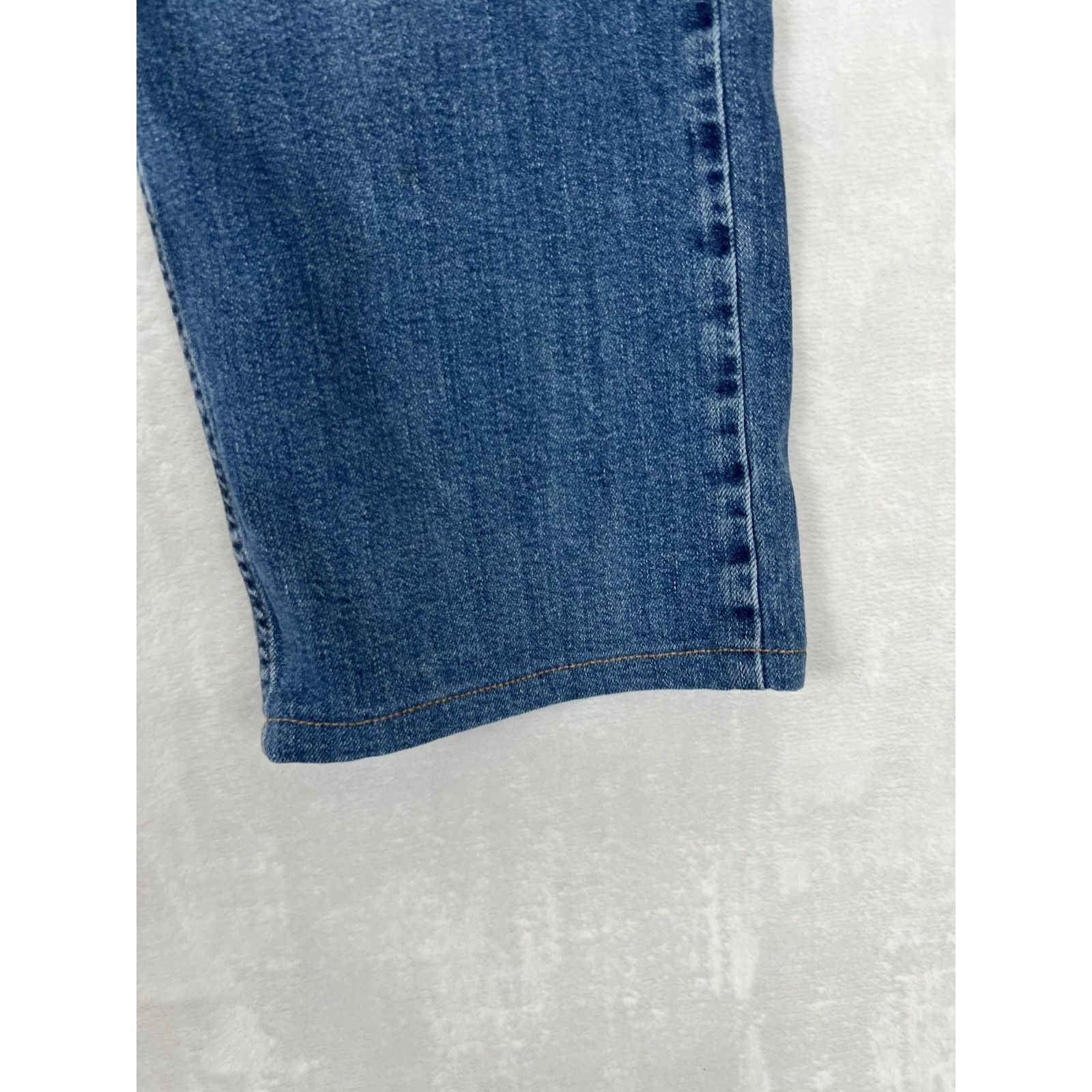 Levi's Levi's 513 Jeans Mens 40x27 Blue Denim Straight Leg Classic Size US 40 / EU 56 - 2 Thumbnail