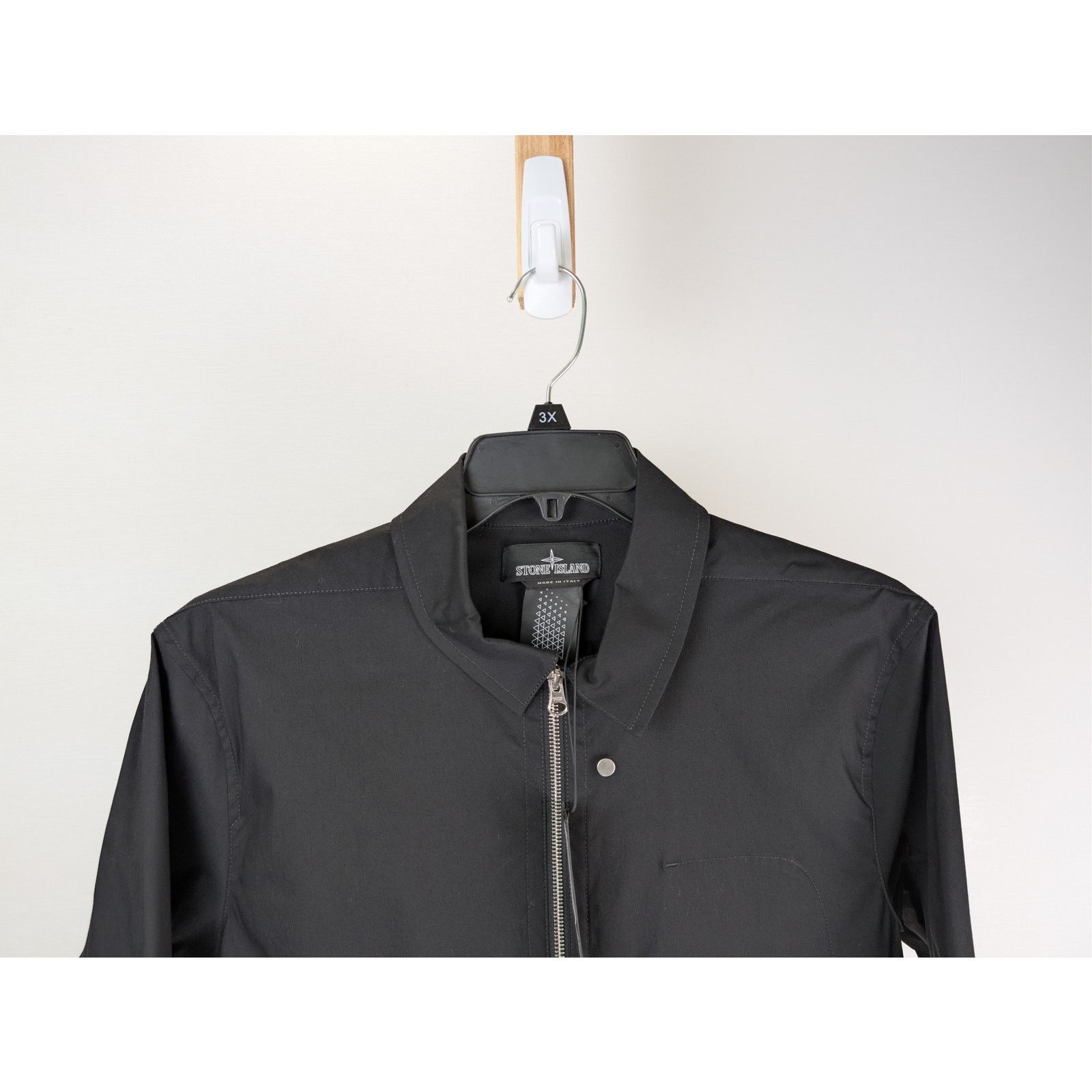 Stone Island o1rshd1 Zipper Overshirt Shirt in Black Size US S / EU 44-46 / 1 - 3 Thumbnail