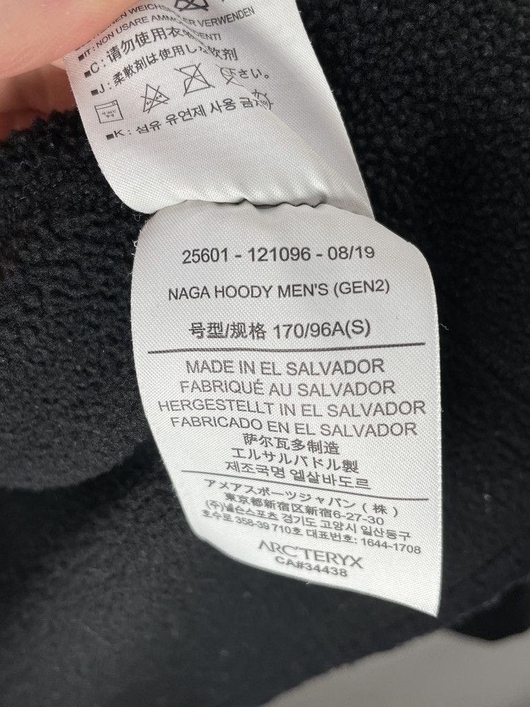 Arc'teryx ARCTERYX LEAF Naga Gen 2 Black Zip Hoody Size US S / EU 44-46 / 1 - 9 Thumbnail