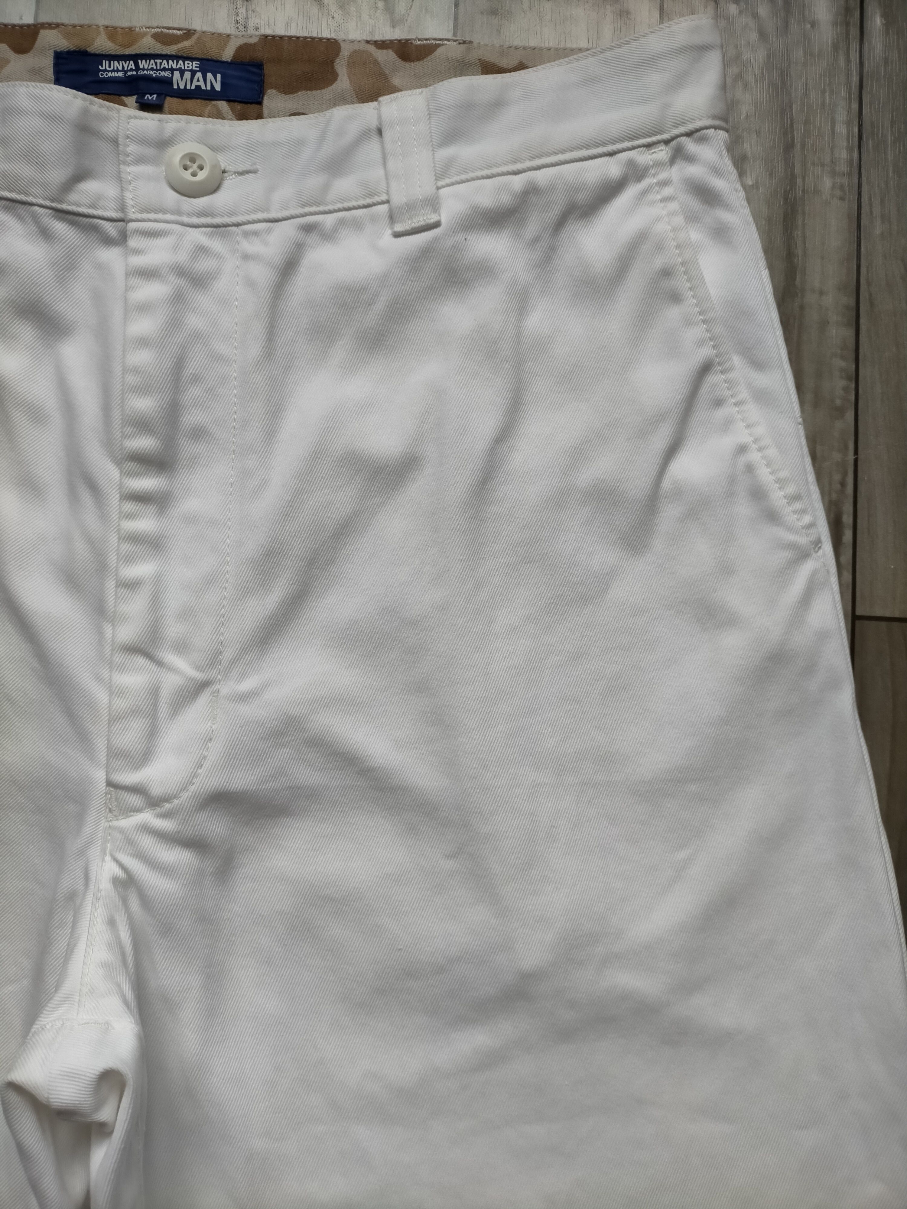 Comme des Garcons Junya Watanabe Comme des Garcons Baggy Trouser White Pants Size US 32 / EU 48 - 5 Thumbnail