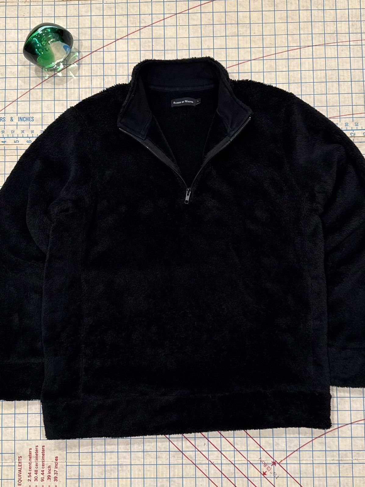 Raised By Wolves Raised By Wolves 1/4 Zip Fleece Black Size Large Made in Can Size US L / EU 52-54 / 3 - 2 Thumbnail