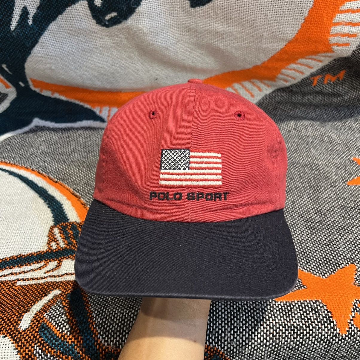 Polo Ralph Lauren × Vintage Vintage polo sports ralph lauren hat Size ONE SIZE - 2 Thumbnail
