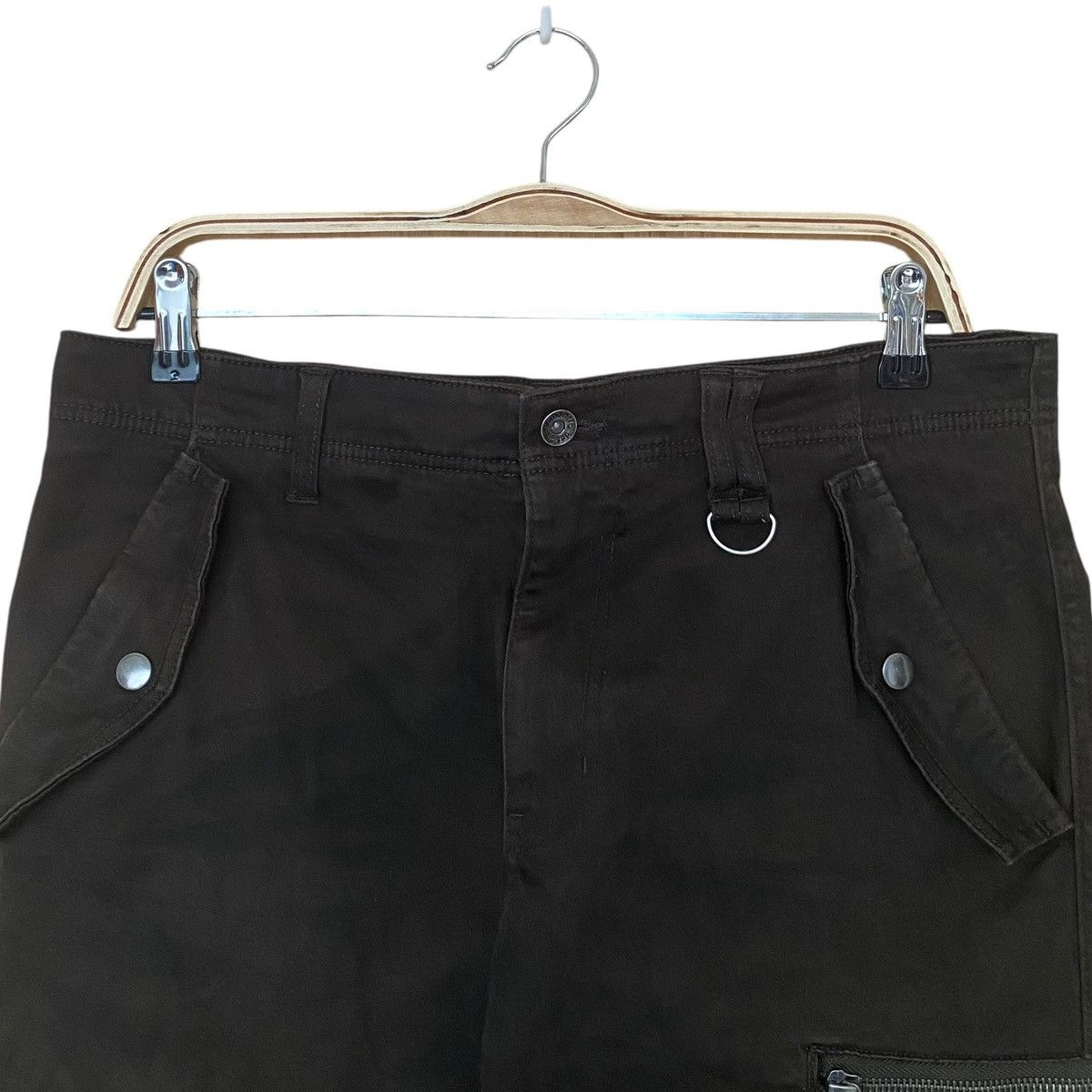 If Six Was Nine Vintage Brand Semantic Design Tactical Pants 2000s Size US 35 - 3 Thumbnail