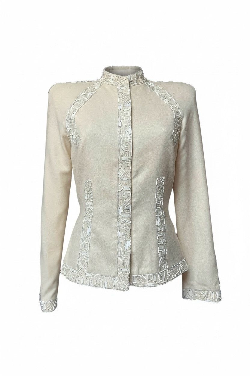 Givenchy Givenchy By Alexander Mcqueen FW 1999 Circuit Board Jacket Size XS / US 0-2 / IT 36-38 - 1 Thumbnail