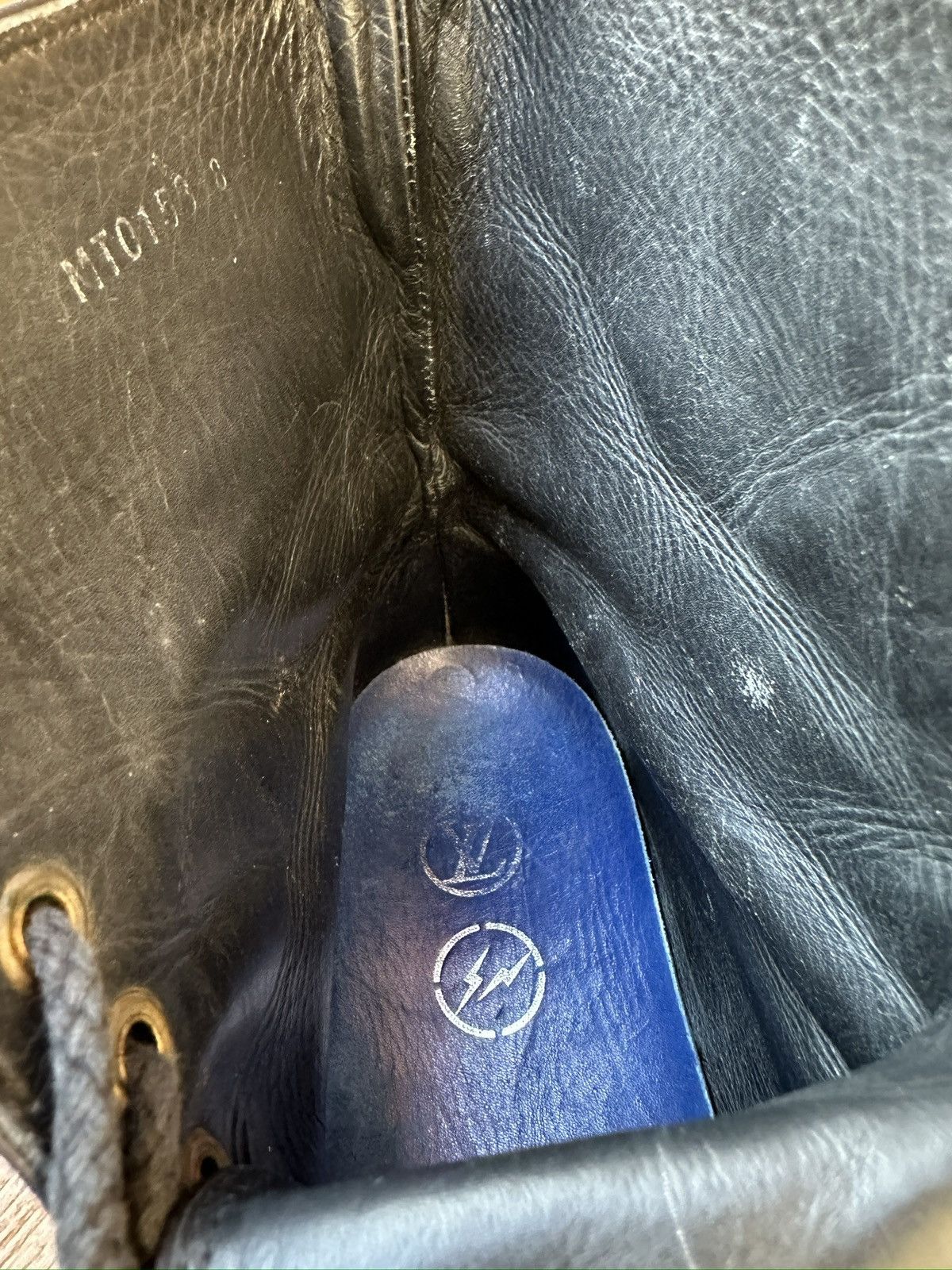 Fragment Design × Louis Vuitton Louis Vuitton X Fragment Black Ice Leather boots Size US 9 / EU 42 - 18 Thumbnail
