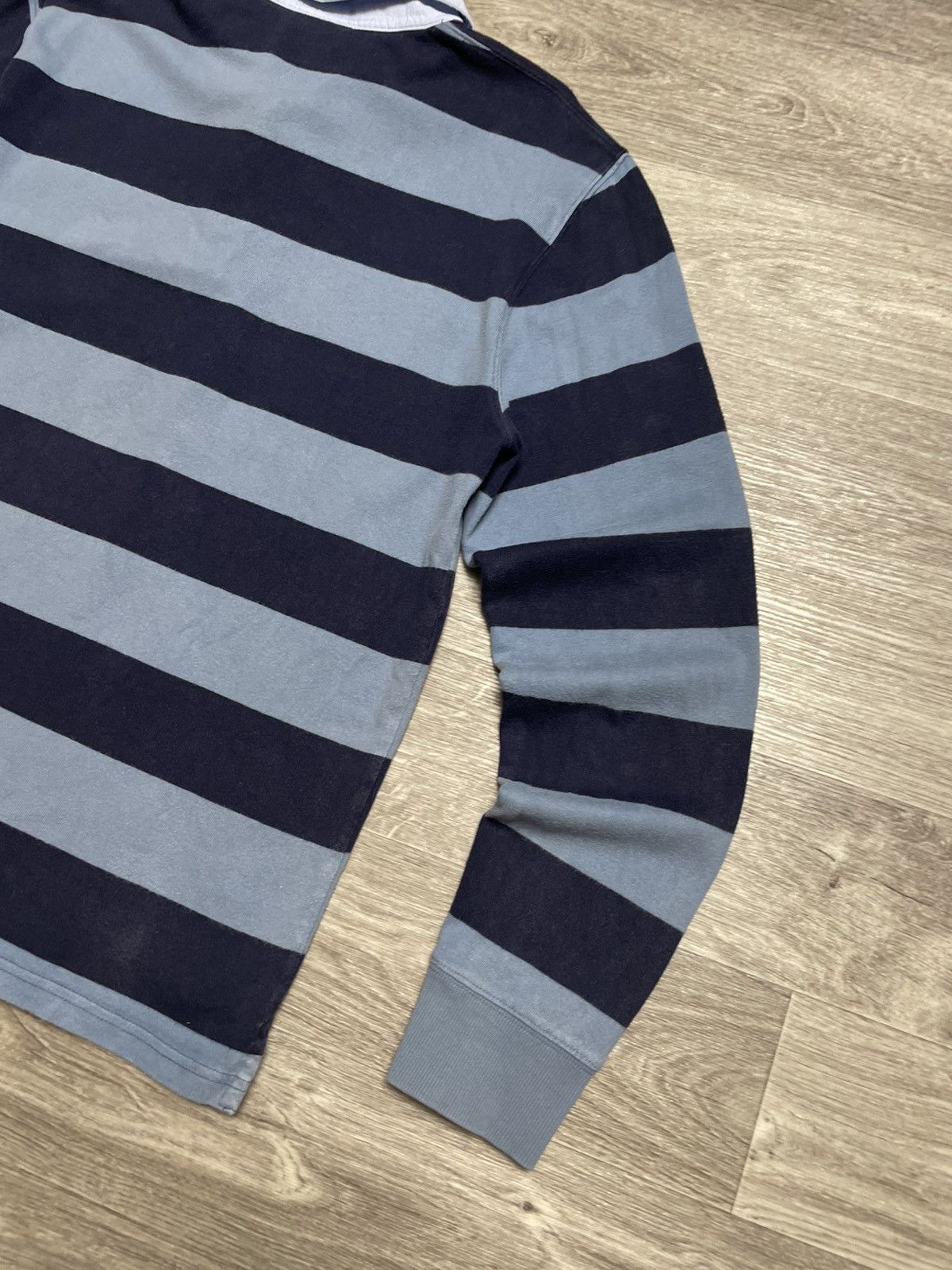 Gant Vintage Gant Striped Long Sleeve Rugby Polo Shirt Size US L / EU 52-54 / 3 - 19 Thumbnail