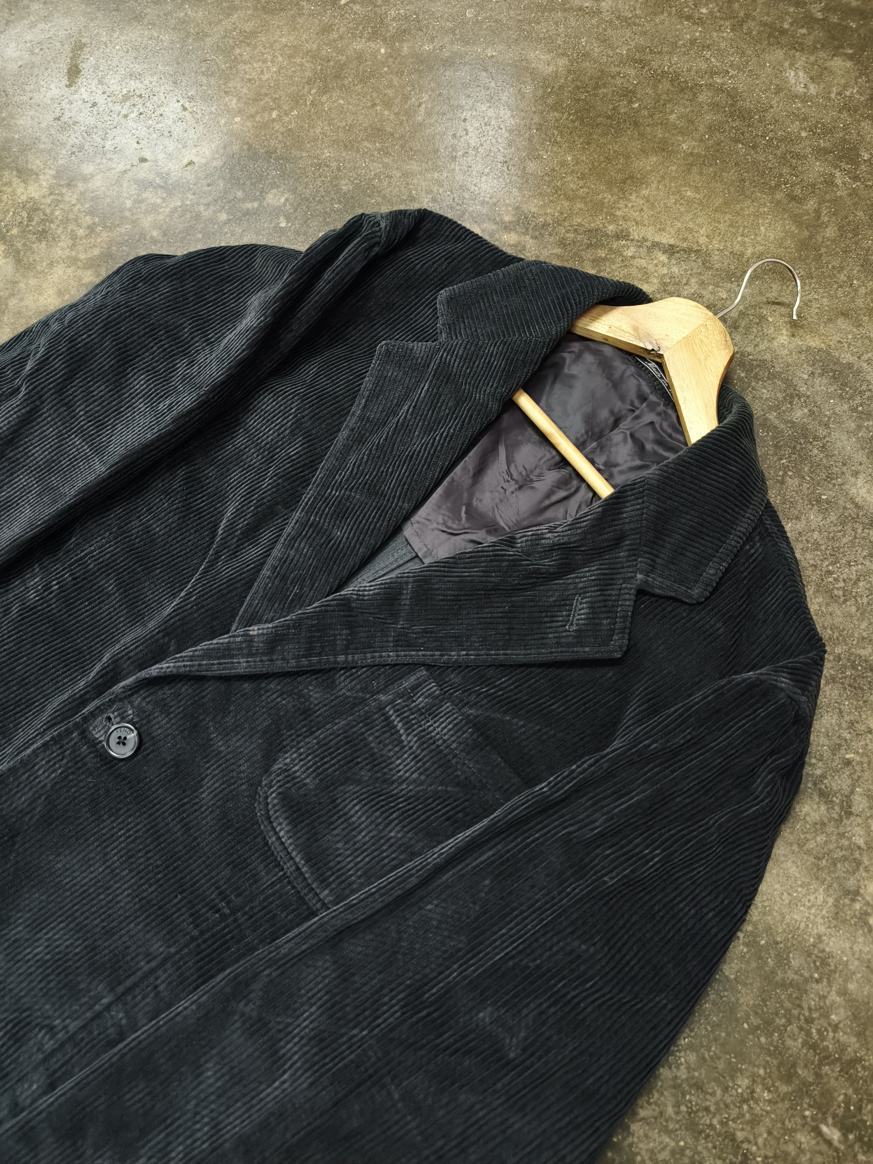 Fendi LV FENDI UOMO VTG CORDUROY BLAZER COAT JACKET Size 48R - 3 Thumbnail
