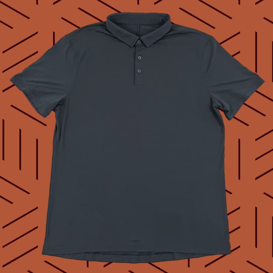 Lululemon Lululemon Polo Men L/XL Navy Blue Golf Active Performance Preppy Business Casual Mens Size US L / EU 52-54 / 3 - 1 Thumbnail