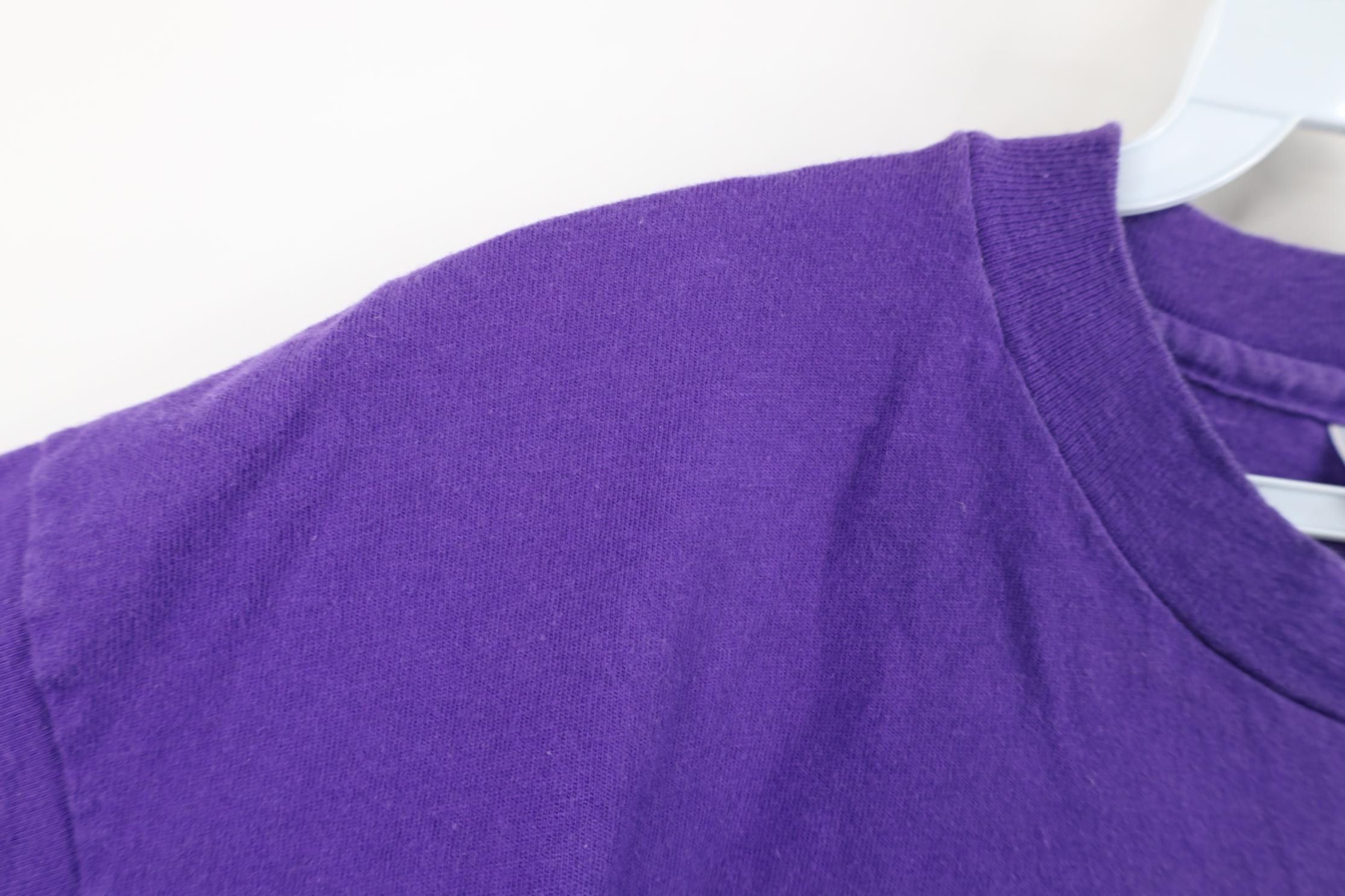 Vintage Vintage 80s Spell Out 1989 Salty Dog Cafe T-Shirt Purple USA Size US XL / EU 56 / 4 - 8 Thumbnail