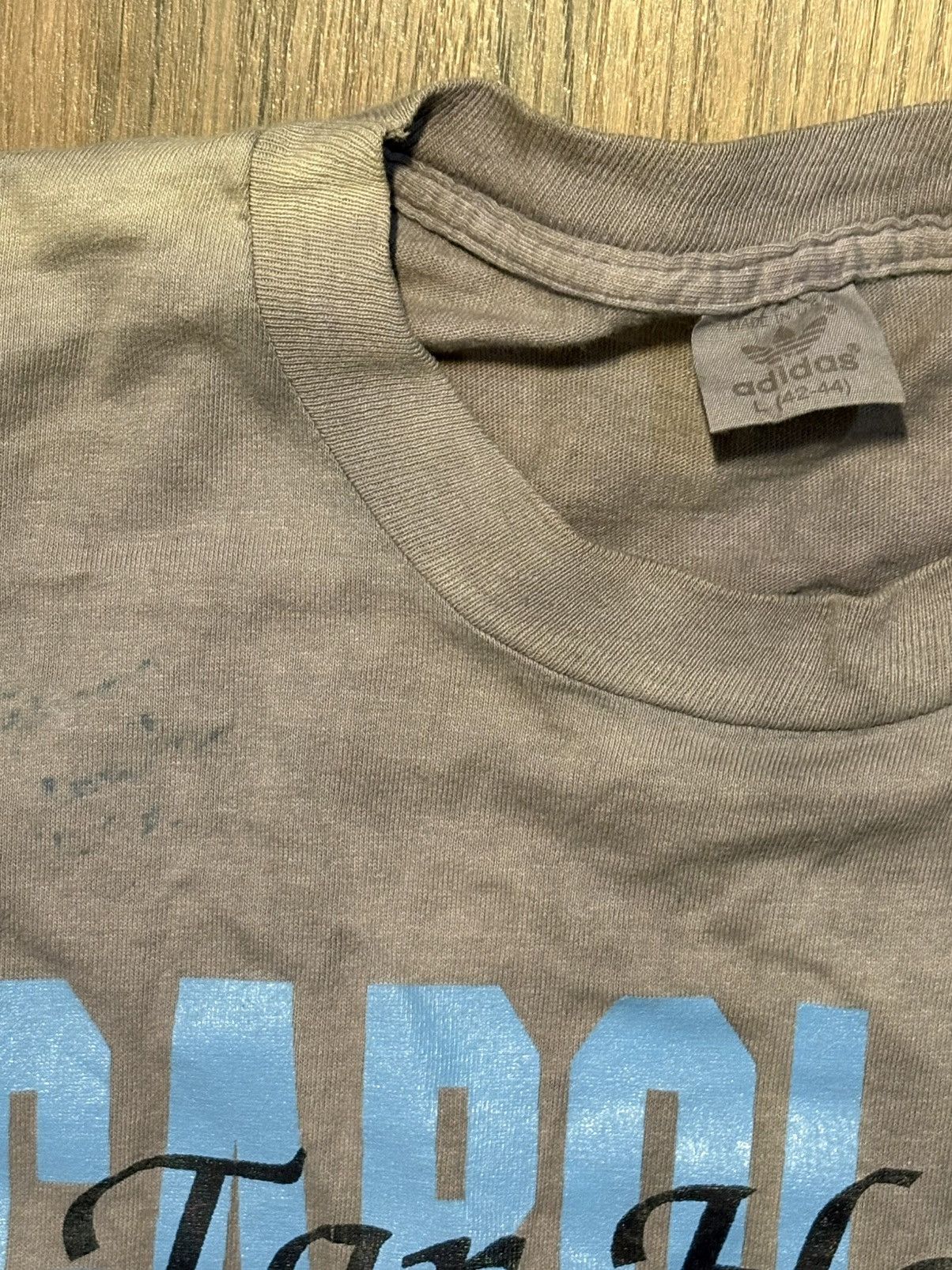 Adidas 🔥Rare UNC Vintage 80s Adidas Trefoil Logo Double Sided Tee🔥 Size US L / EU 52-54 / 3 - 3 Thumbnail
