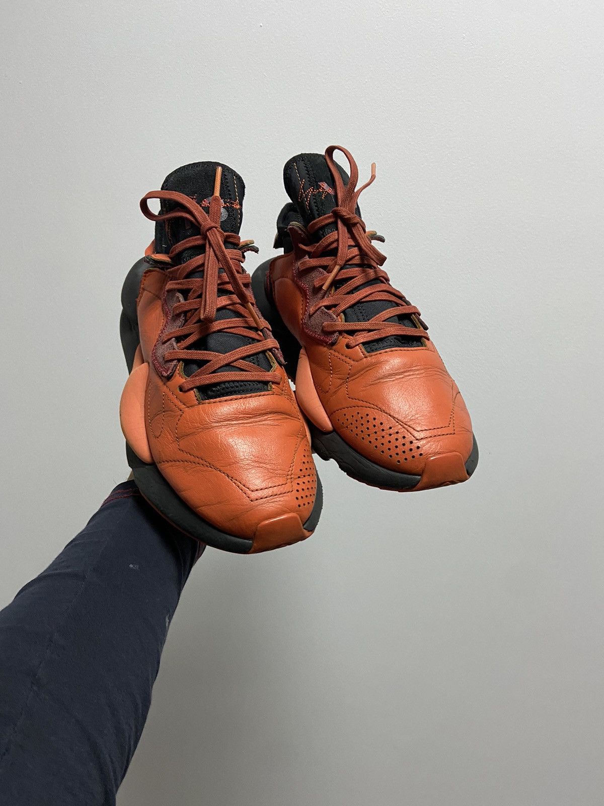 Yohji Yamamoto Yohji Yamamoto 🖤🧡 kaiwa Y 3 Vintage Sneakers Logo Size US 11 / EU 44 - 5 Thumbnail