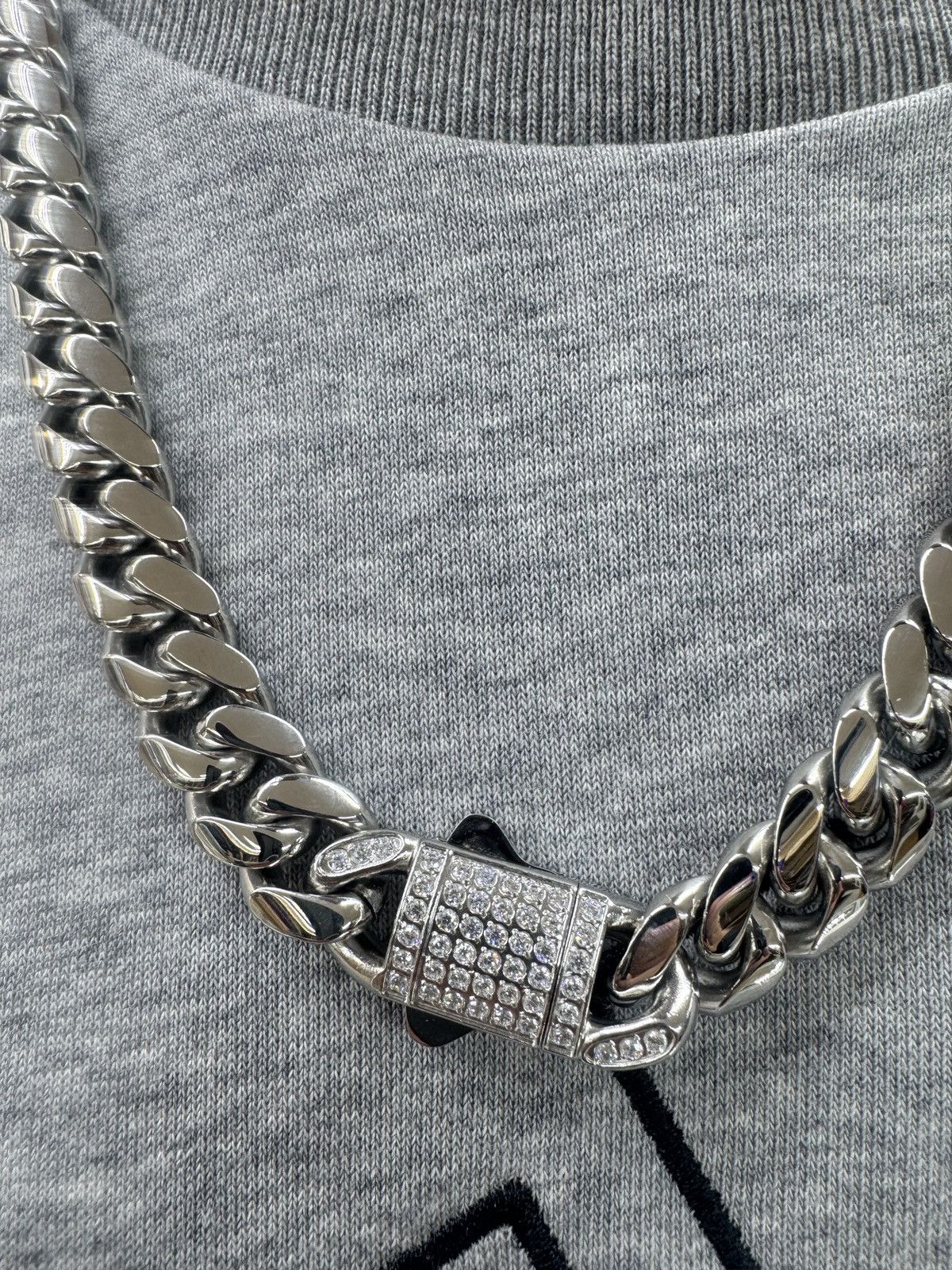 Other Cuban Link Chain with Pave Lock #bling #luxury Size ONE SIZE - 9 Thumbnail