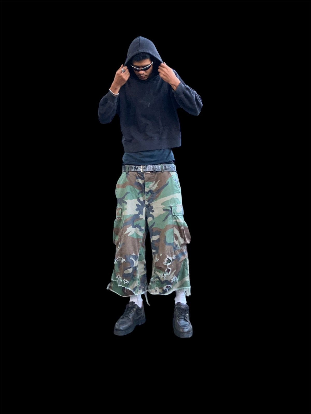 Vintage × Woodlands Custom Short Vintage military cargo pants. (WOODLAND 1992's) Size US 34 / EU 50 - 2 Thumbnail