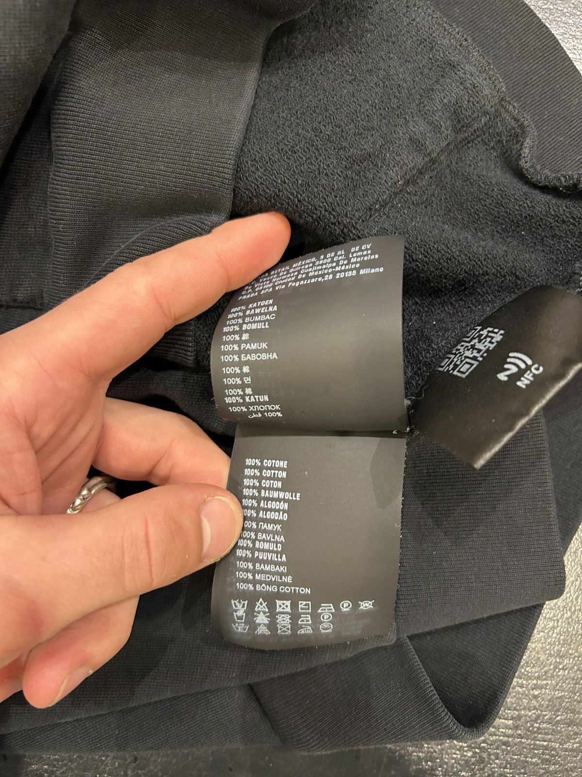 Prada Prada Hoodie Black Size US M / EU 48-50 / 2 - 6 Thumbnail