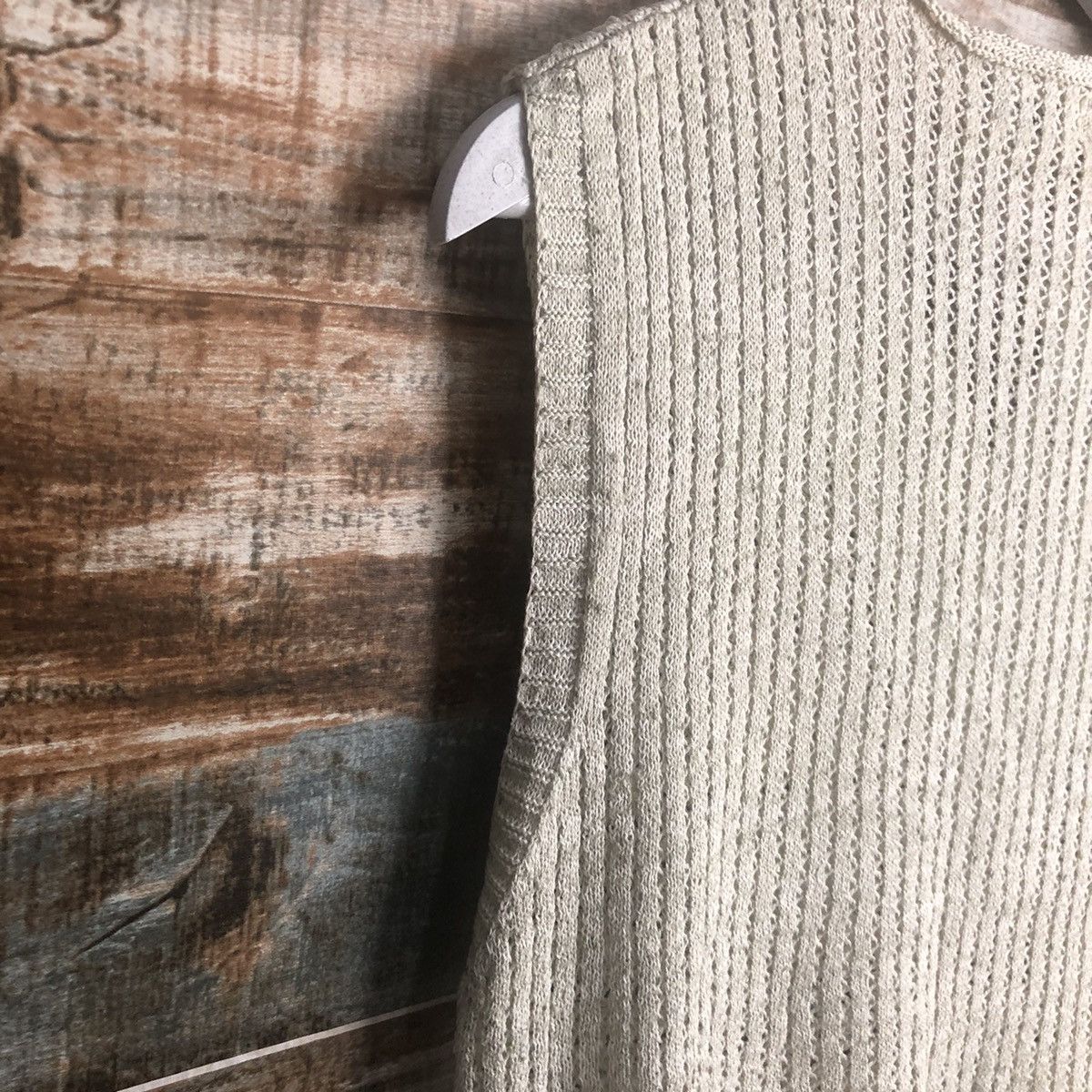 Homespun Knitwear × Japanese Brand Unga Grey Vest Knitwear #A1334 Size US S / EU 44-46 / 1 - 14 Thumbnail