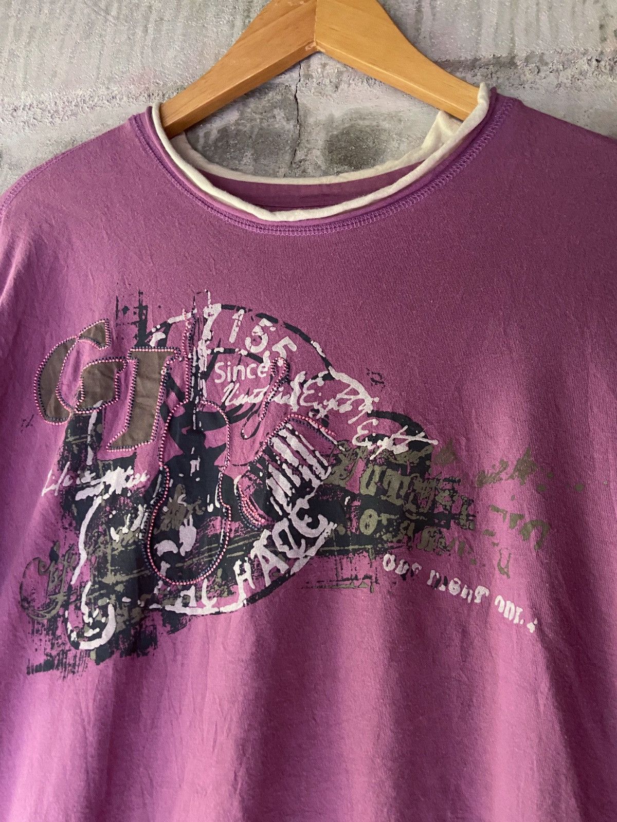 Japanese Brand GET USED DOUBLE LAYER STYLE LONG SLEEVE Size US L / EU 52-54 / 3 - 4 Thumbnail