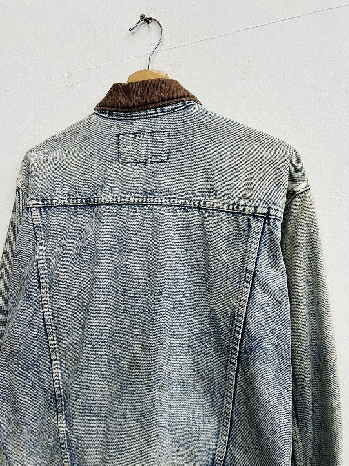Levi's × Levi's Vintage Clothing × Vintage VINTAGE LEVIS ALASKA ORANGE TAB J02 ACID WASH DENIM JACKET Size US M / EU 48-50 / 2 - 14 Thumbnail