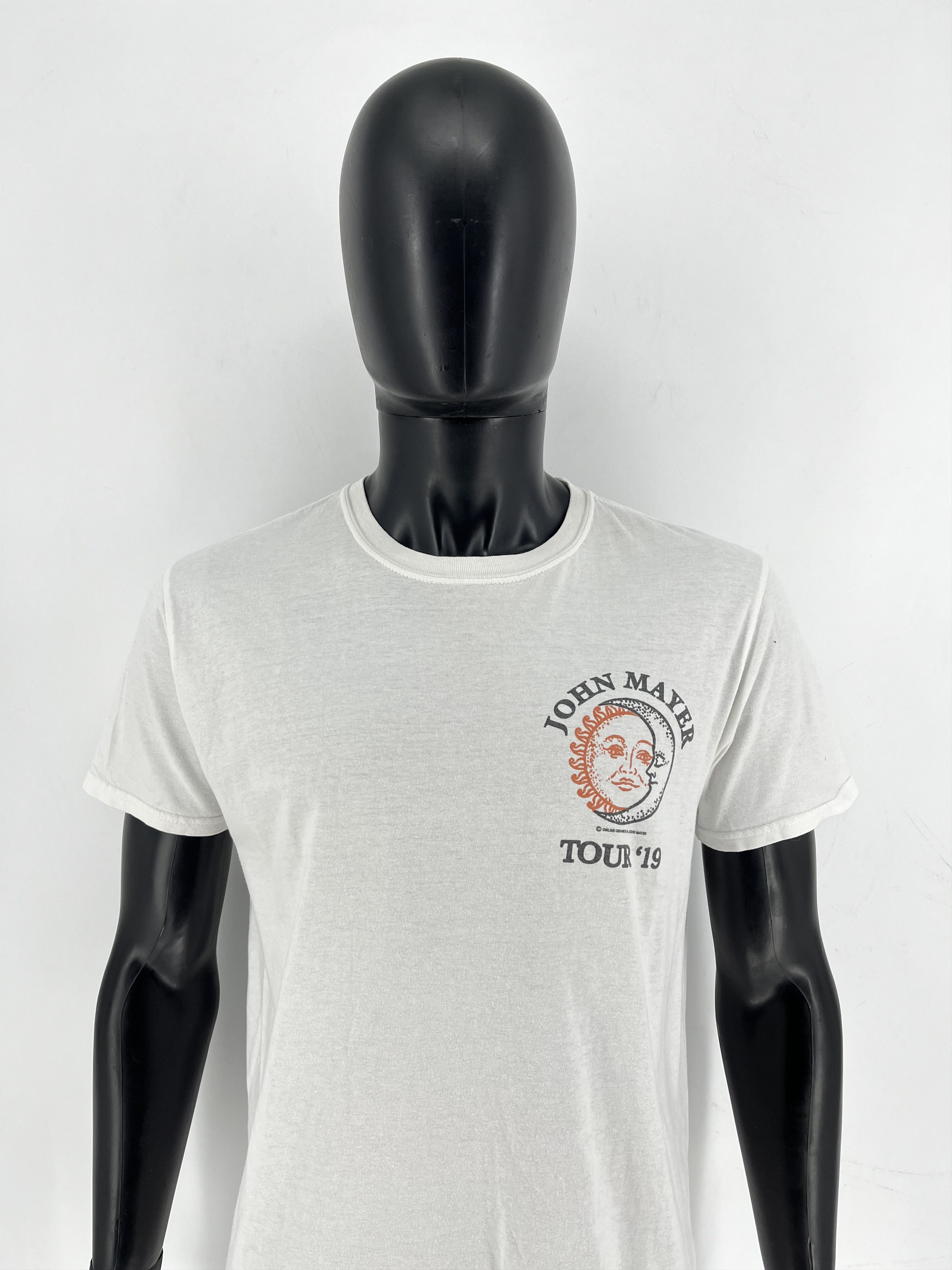 Band Tees John Mayer Tour Shirt Adult White Music Concert Y2K Size US L / EU 52-54 / 3 - 4 Thumbnail