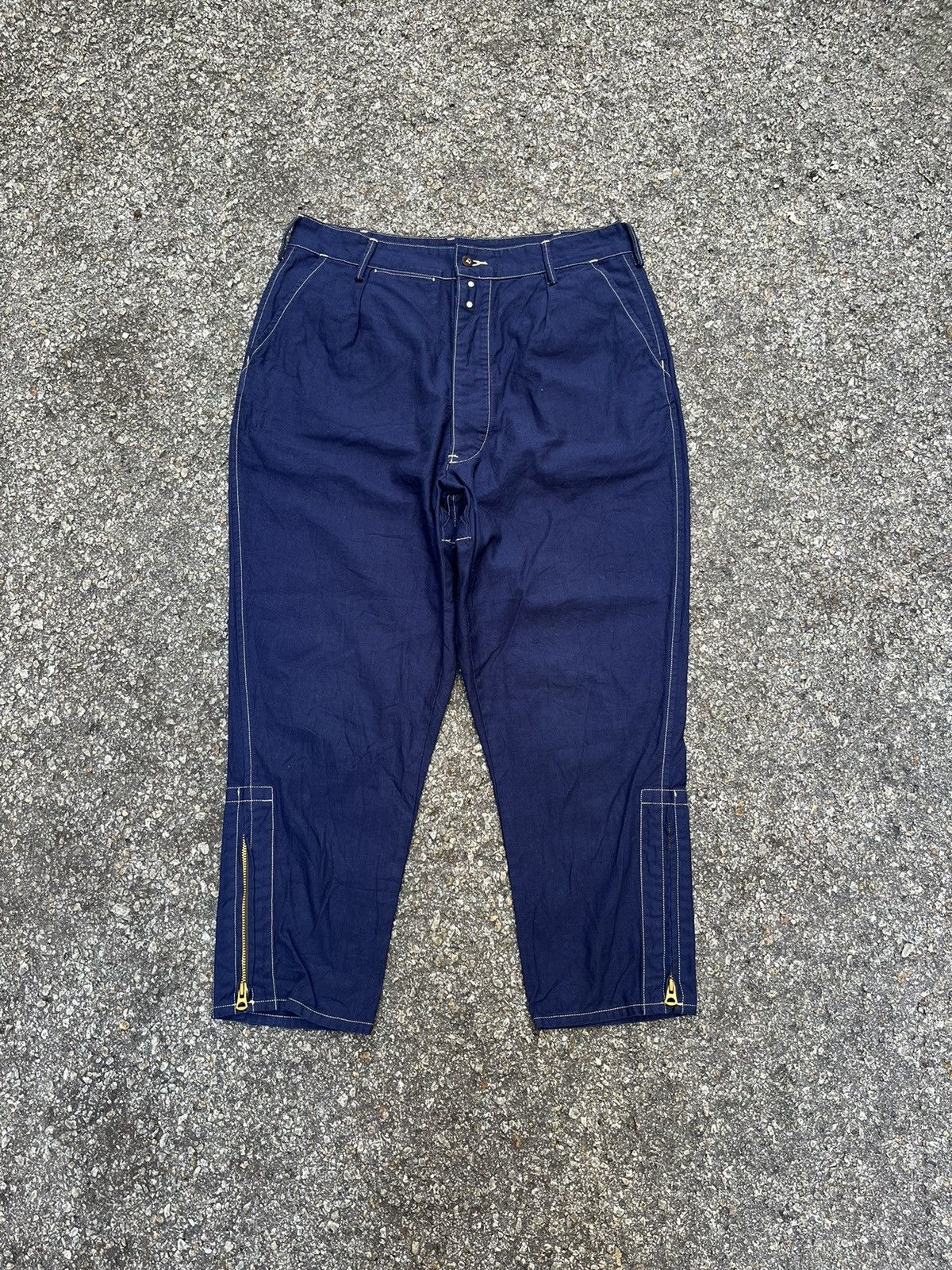 Orslow Orslow French Work Pants Navy Blue Size 3 Size US 32 / EU 48 - 1 Thumbnail