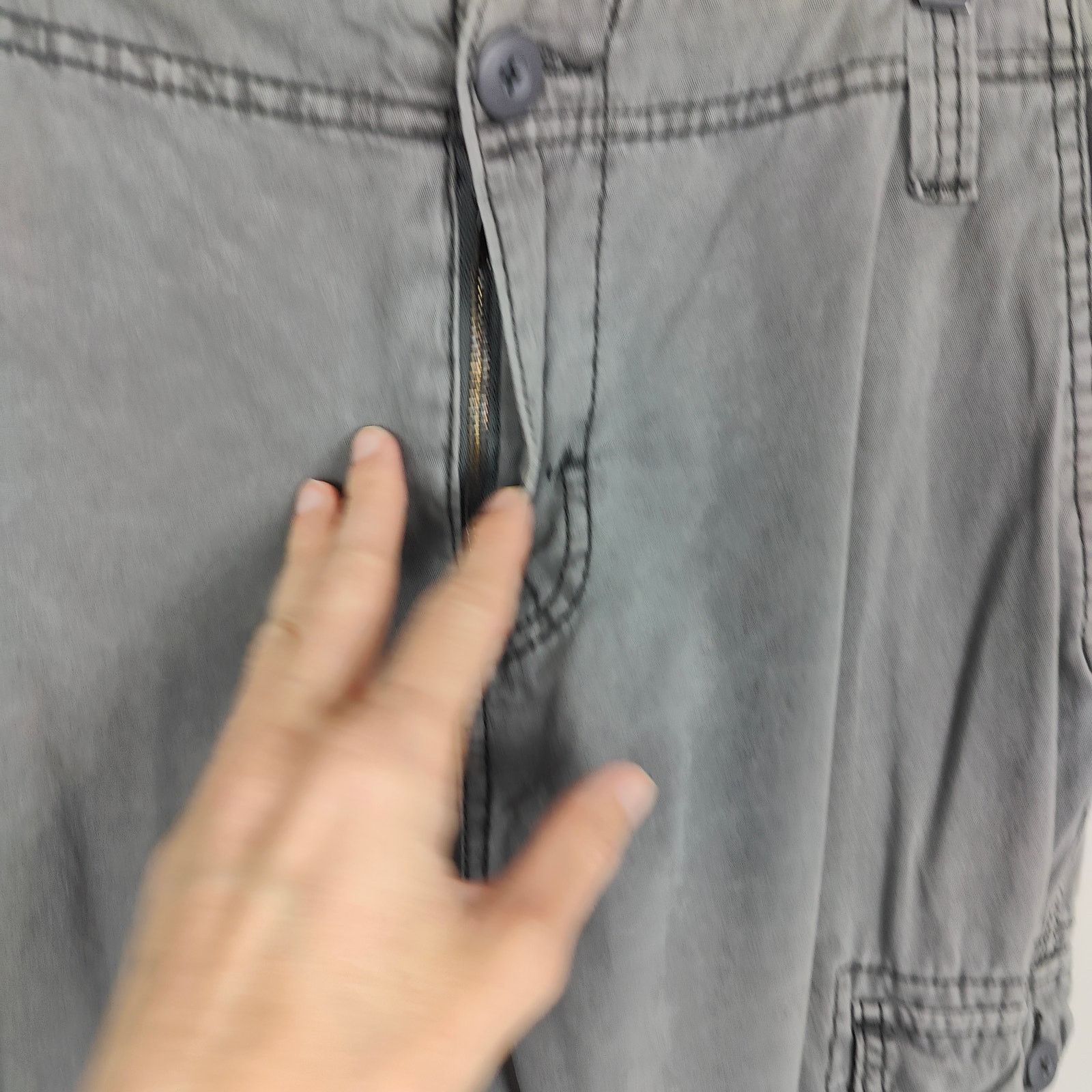 Other Vintage Plugg Cargo Pants Mens 34x34 Y2K Military Flight Y2K Size US 34 / EU 50 - 3 Thumbnail
