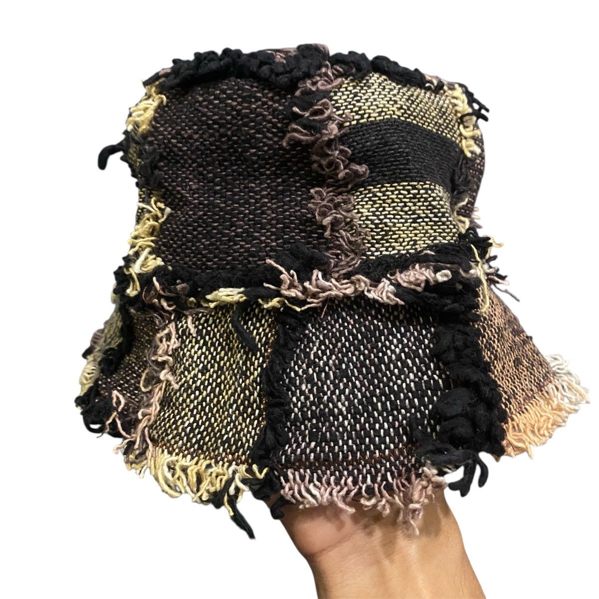 Handmade Handmade Patchwork Boho Bucket Hat Artisan Craft Avant Garde Size ONE SIZE - 2 Thumbnail
