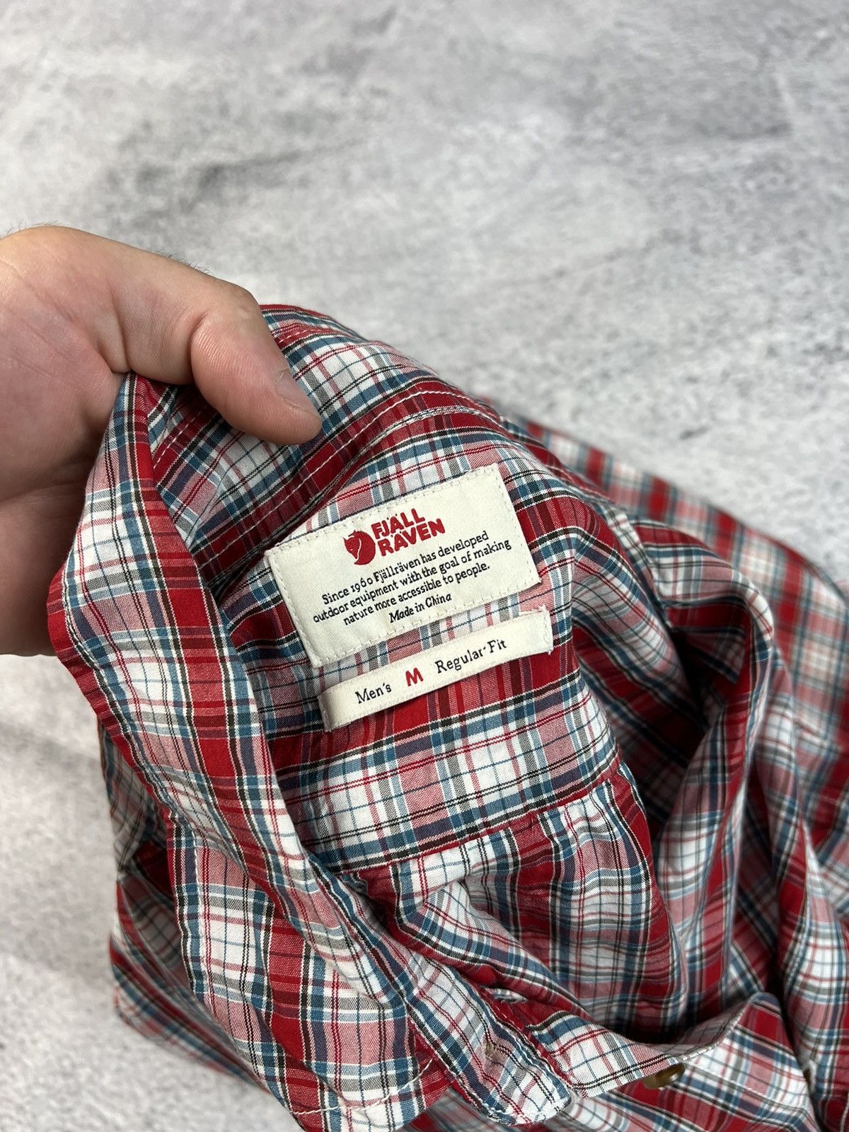 Fjallraven Fjallraven check short sleeve shirt Size US M / EU 48-50 / 2 - 9 Thumbnail