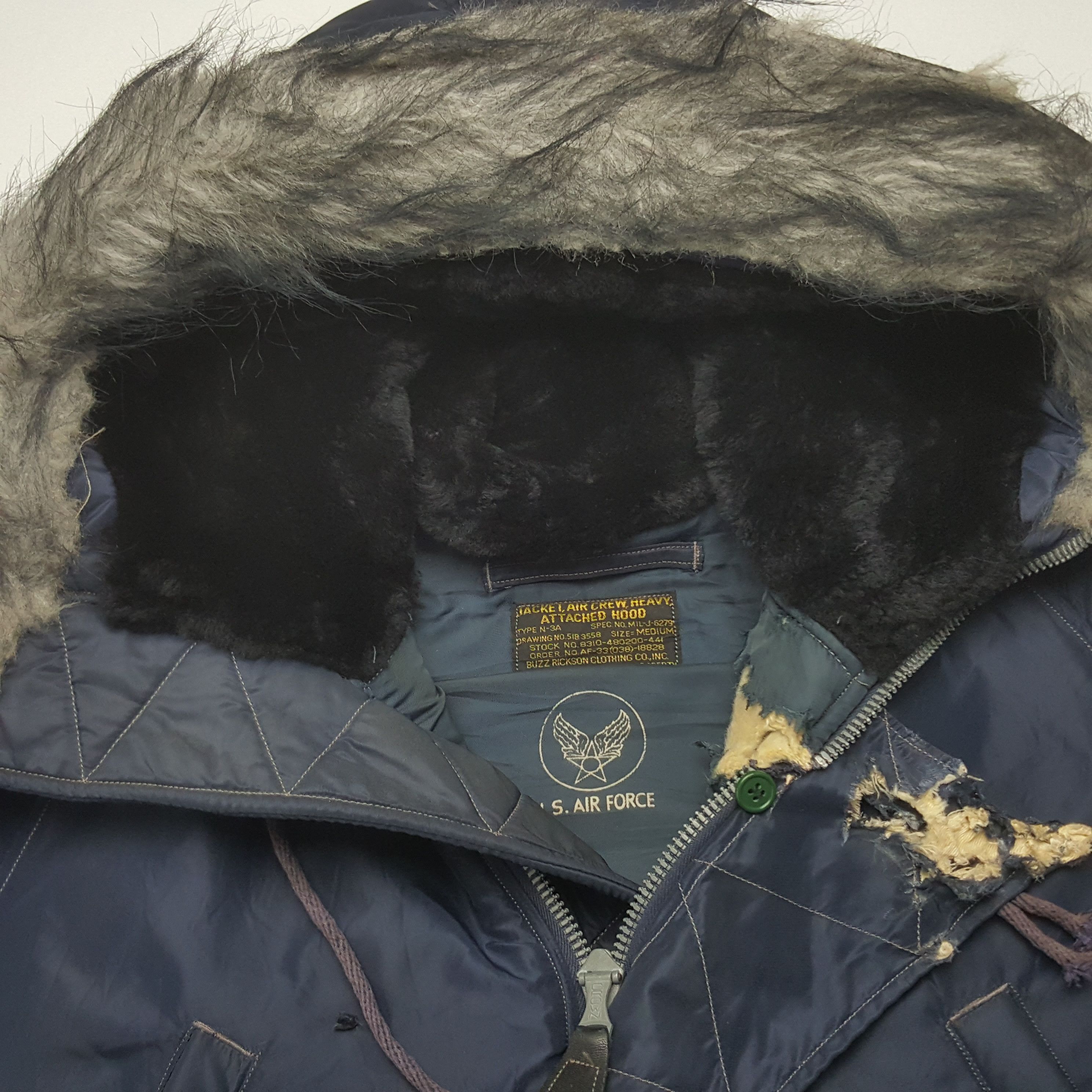 Buzz Rickson's Vintage Buzz Rickson x US Air Force Parka Fur Winter Jacket Size US M / EU 48-50 / 2 - 5 Thumbnail